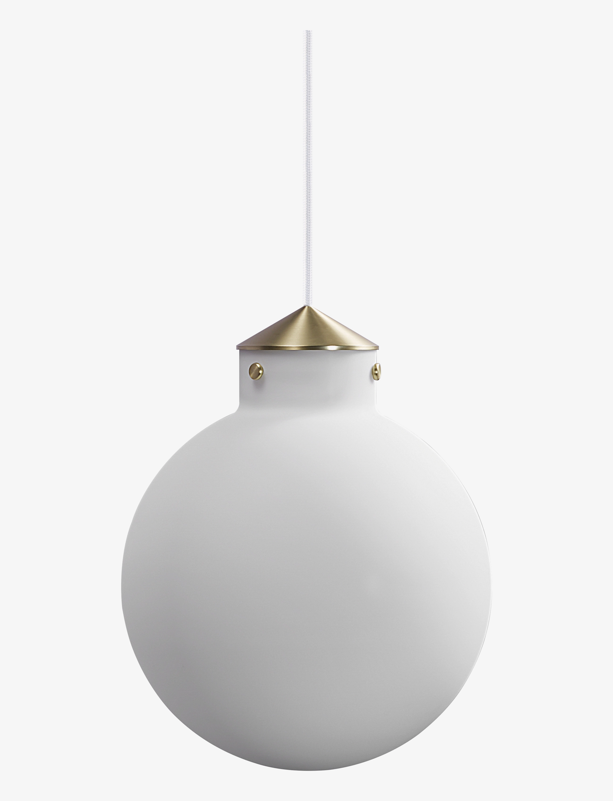 Design For The People Raito 30 | Pendel | Opal Hvid, Pendellampe, Hvid, Str: Ø 30 cm