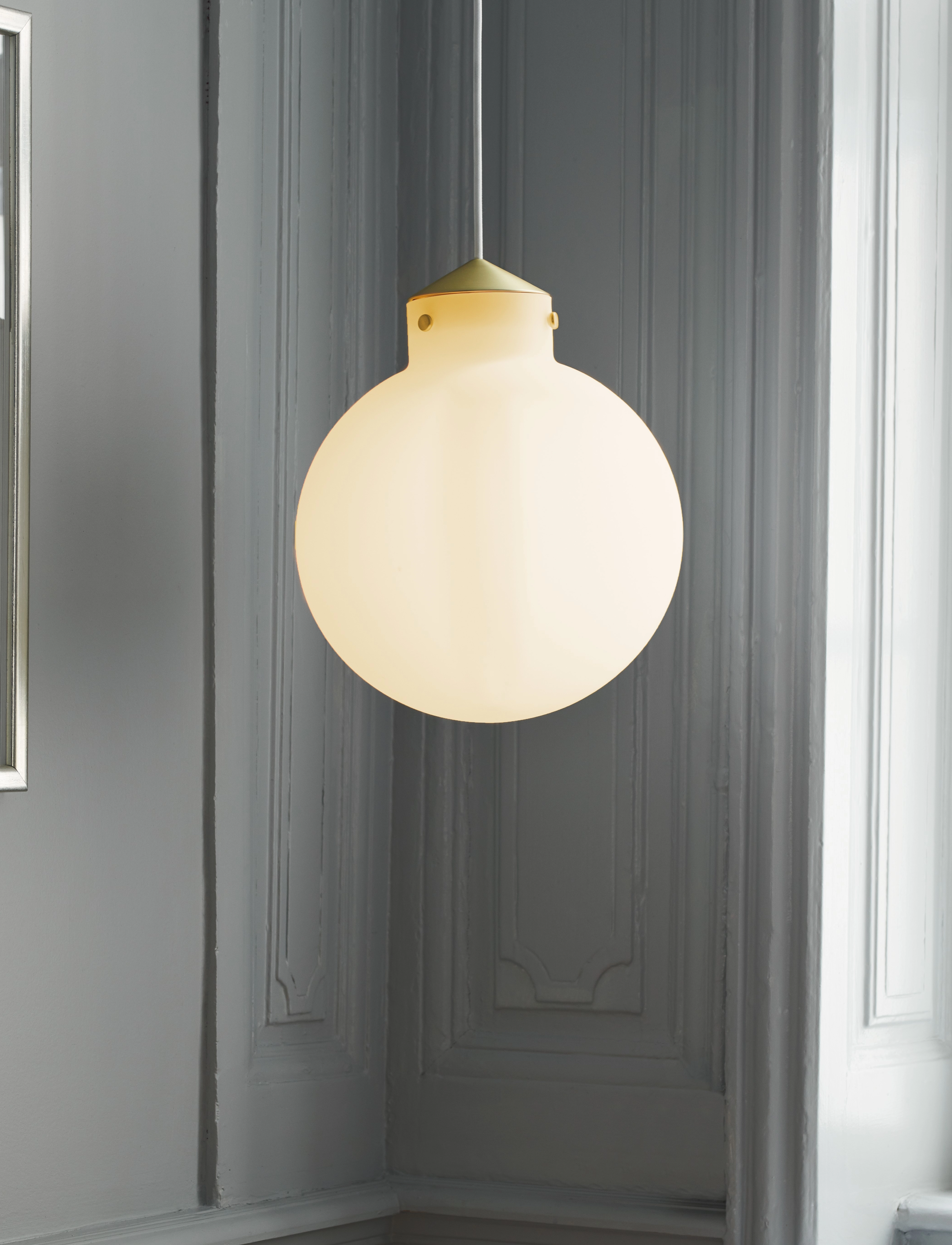 Design For The People Raito 30 | Pendel Opal Hvid, Ø cm, Ceiling Lamps, Weiß - Pendant Homeware