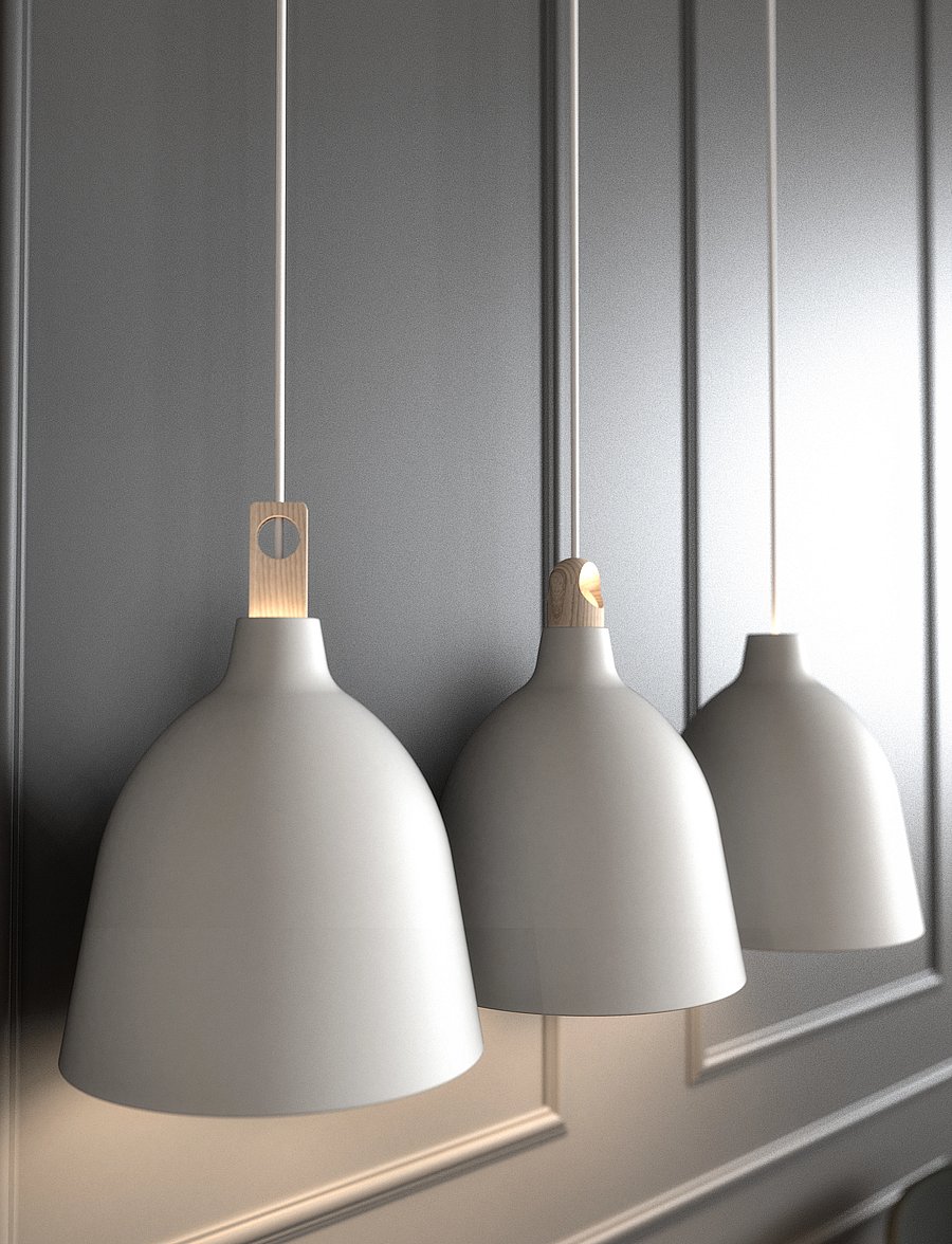 Design For The People - Moku 29 | Pendant - pendellampen - white/light grey - 5