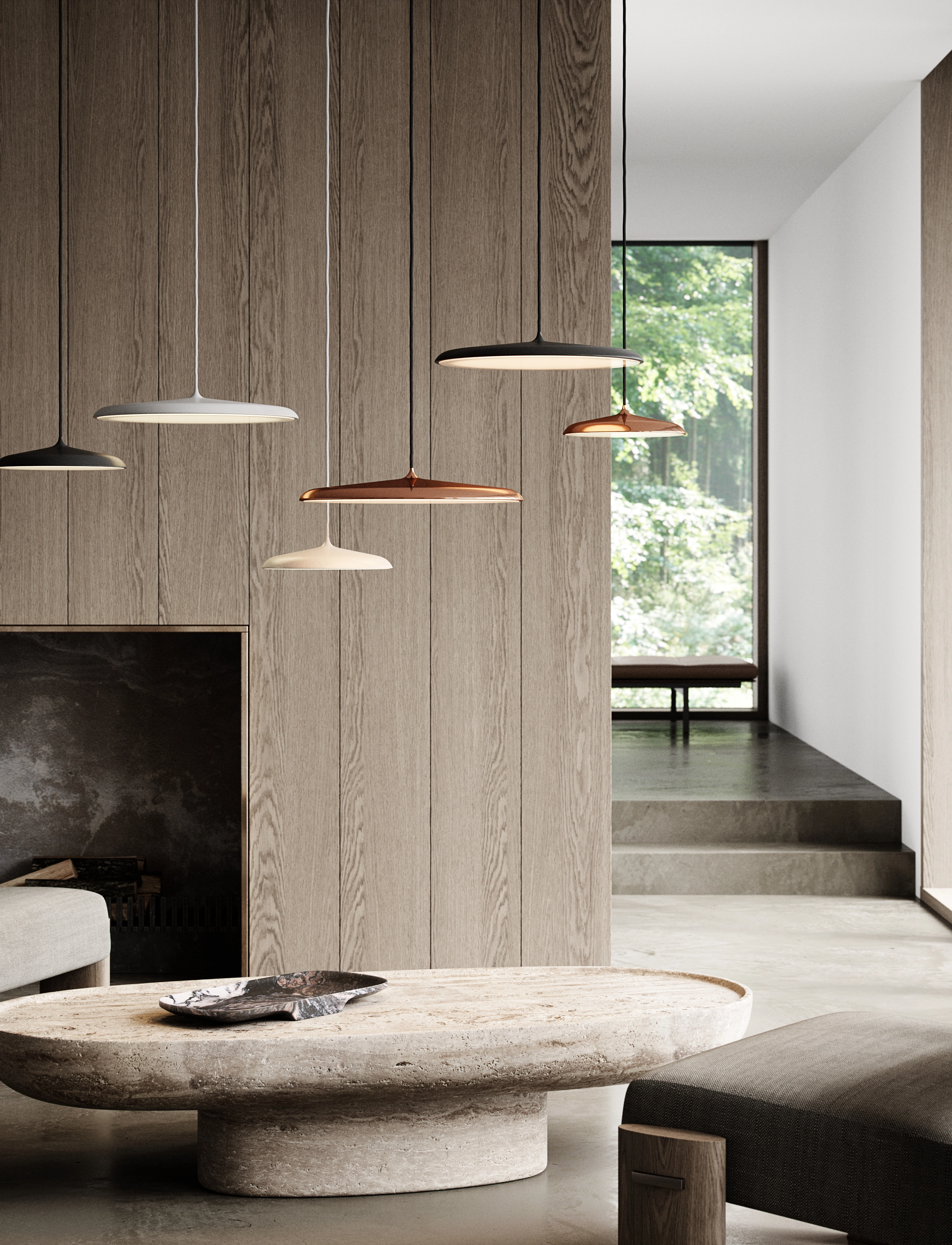 Design For The People Artist 25 | Pendel, Ø cm, Ceiling Lamps, Schwarz - Pendant Homeware
