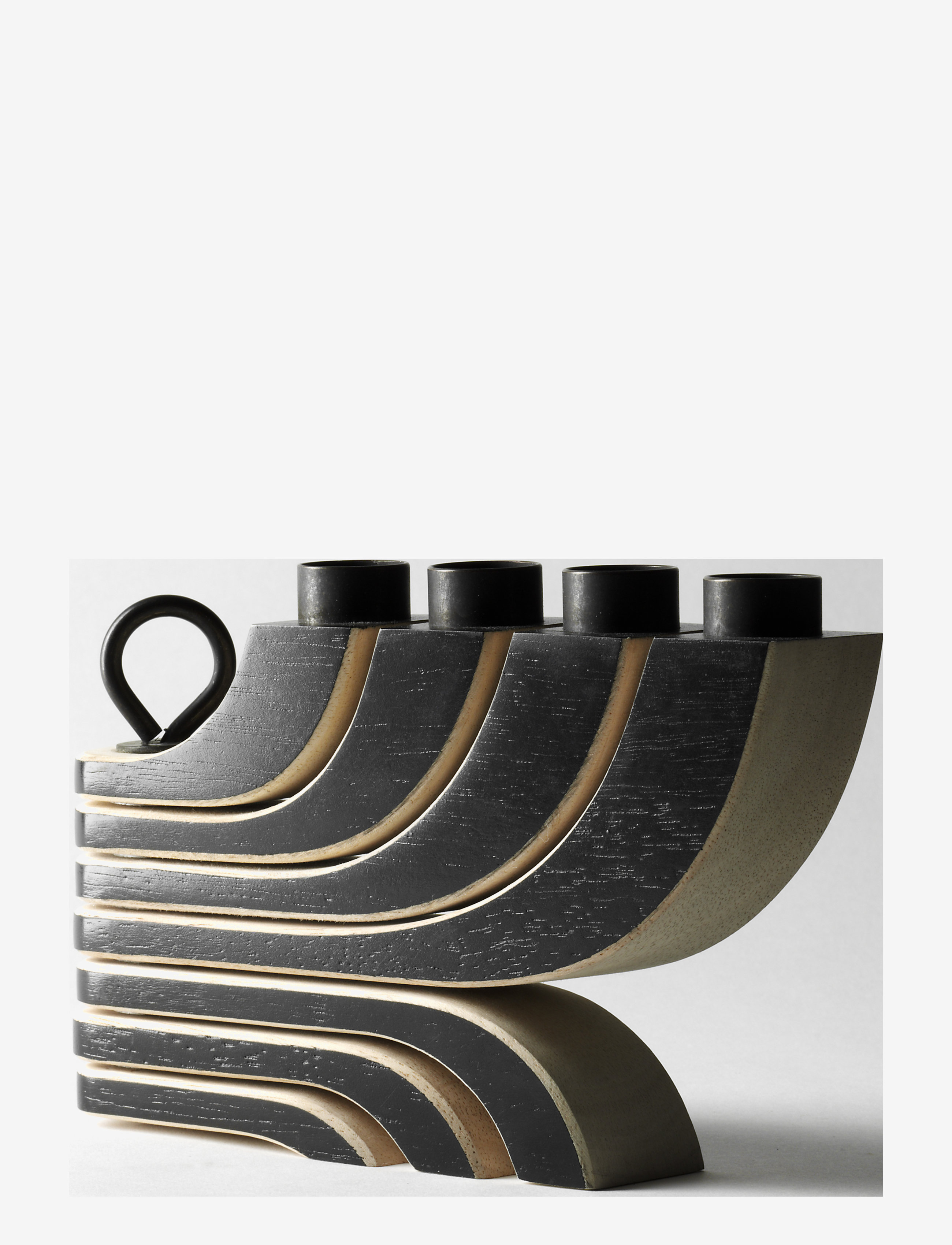 Design House Stockholm - Nordic Light 4-arms Candleholder - lysestager & fyrfadsstager - black - 2