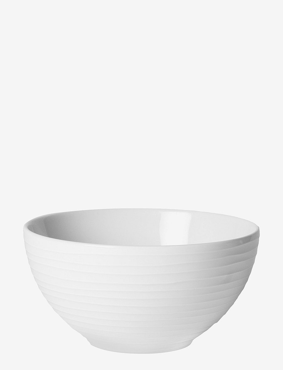 Design House Stockholm - Blond soup/cereal bowl - müslischalen - white/stripe - 0