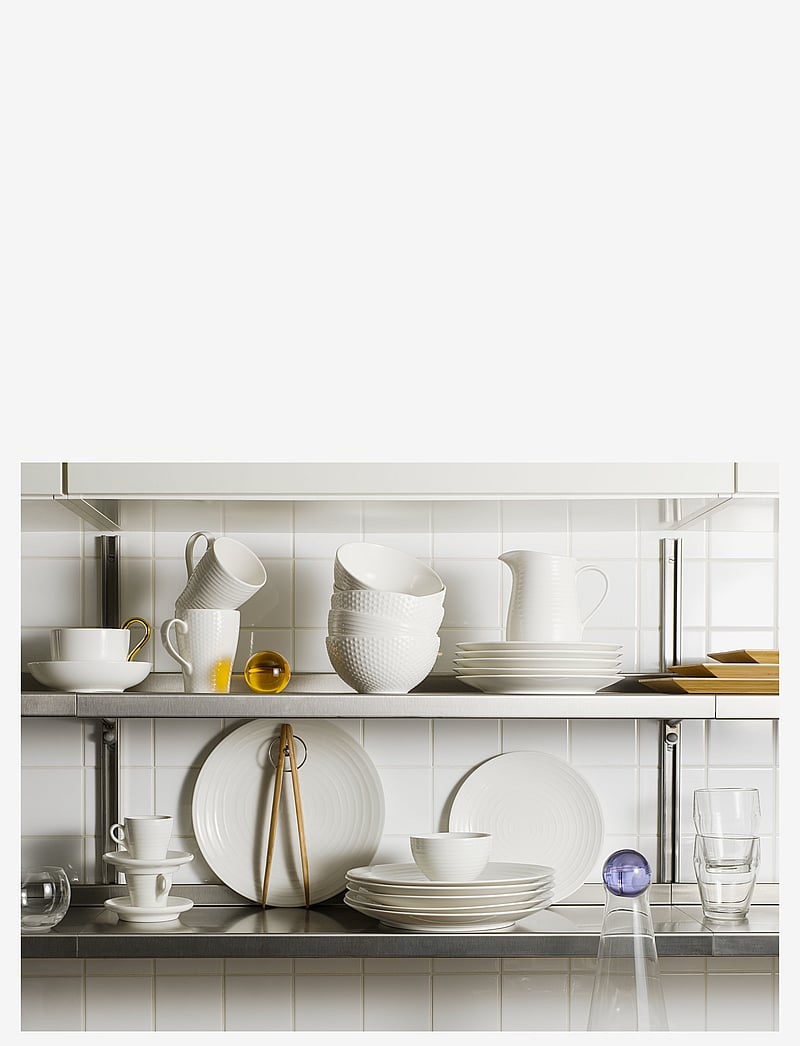 Design House Stockholm - Blond soup/cereal bowl - müslischalen - white/stripe - 1