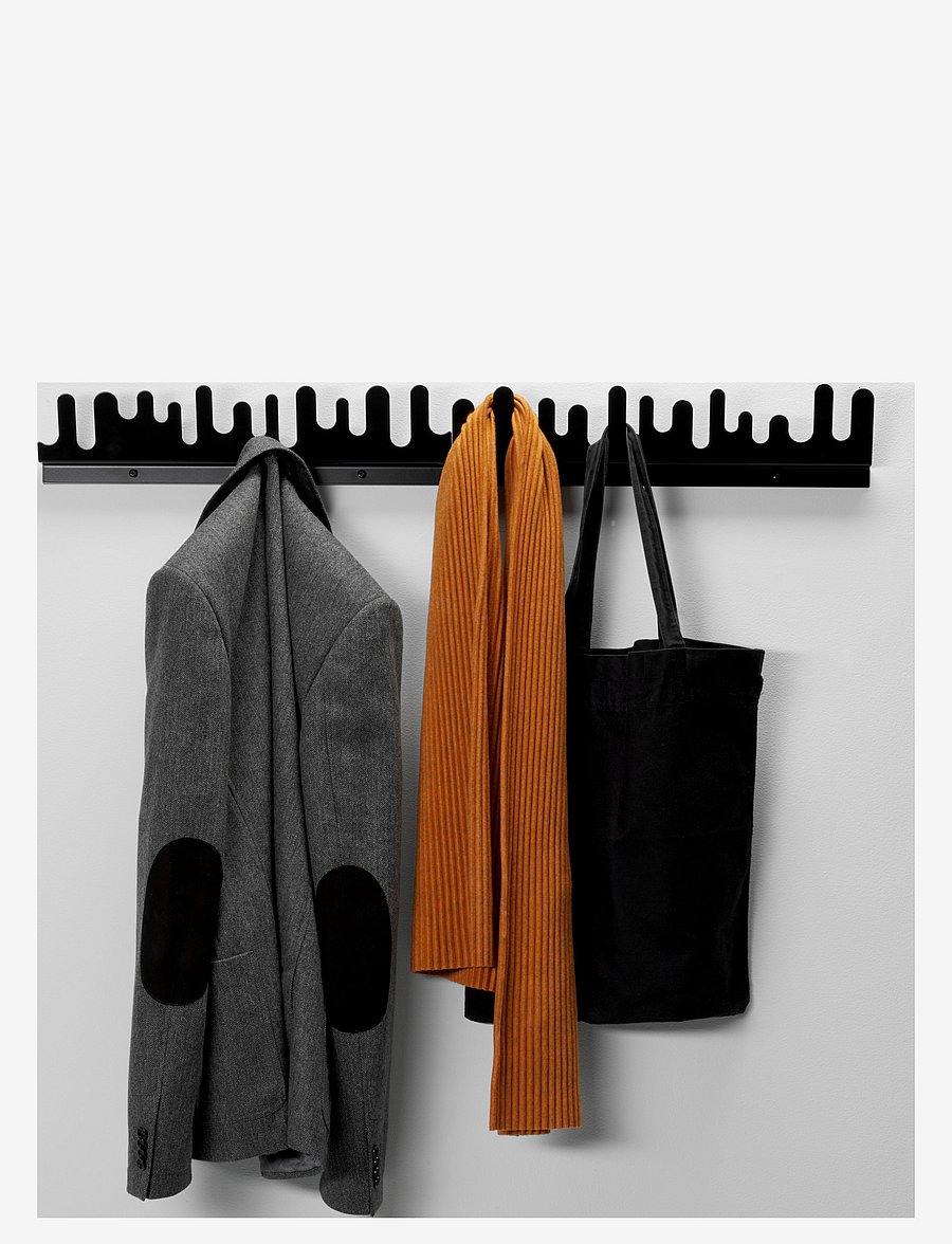 Design House Stockholm - Wave Hanger - kleiderhaken und ständer - black - 2