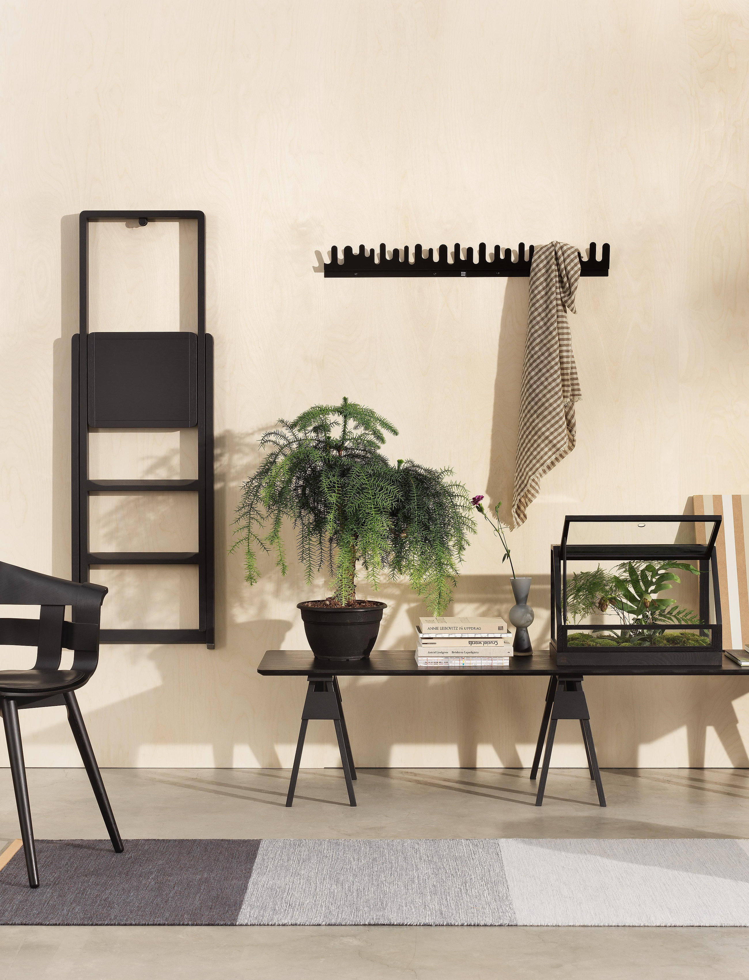 Design House Stockholm - Wave Hanger - klädhängare & hatthyllor - black - 4