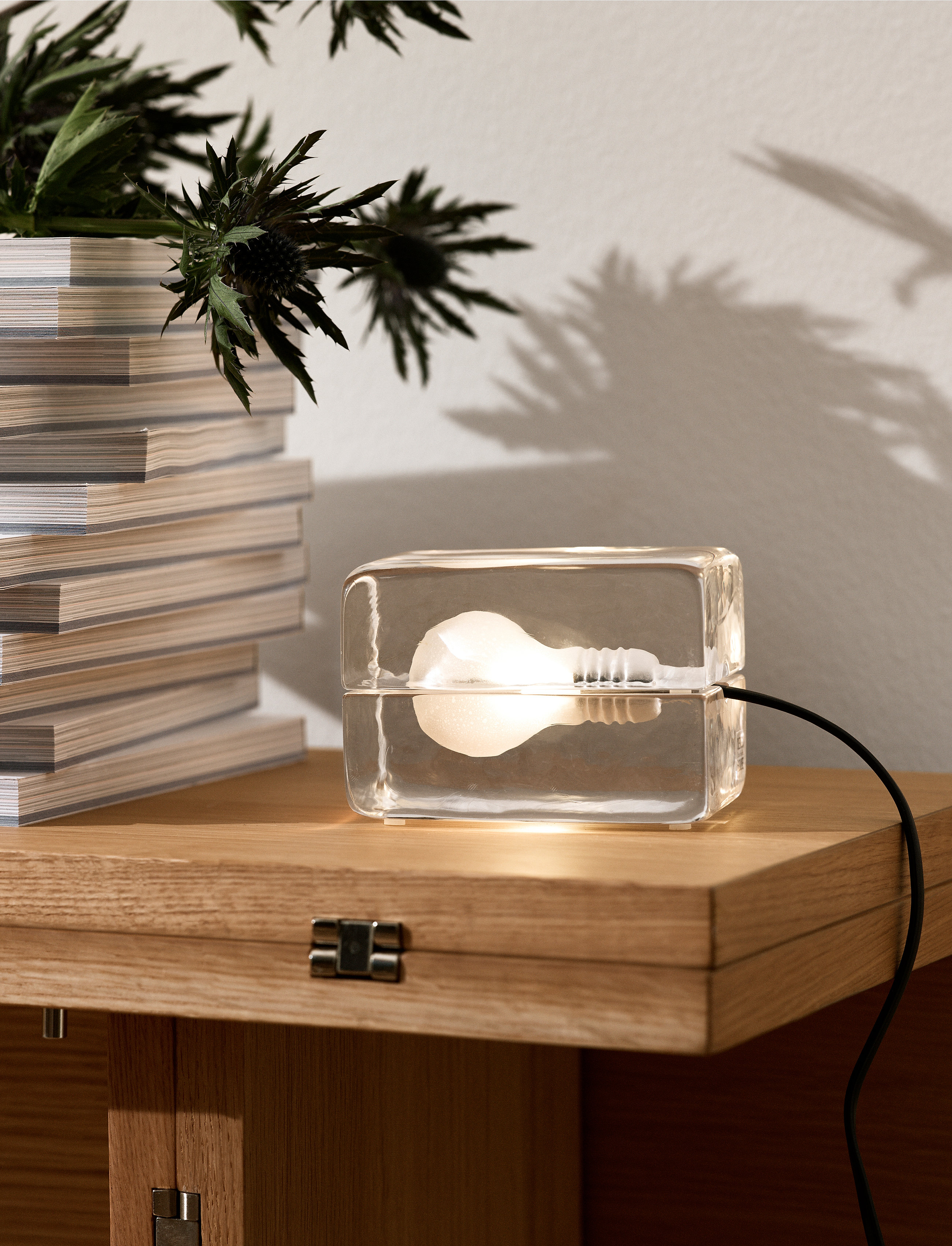 Design House Stockholm Blocklamp Mini, One Size, Lamps, Schwarz - Table Homeware