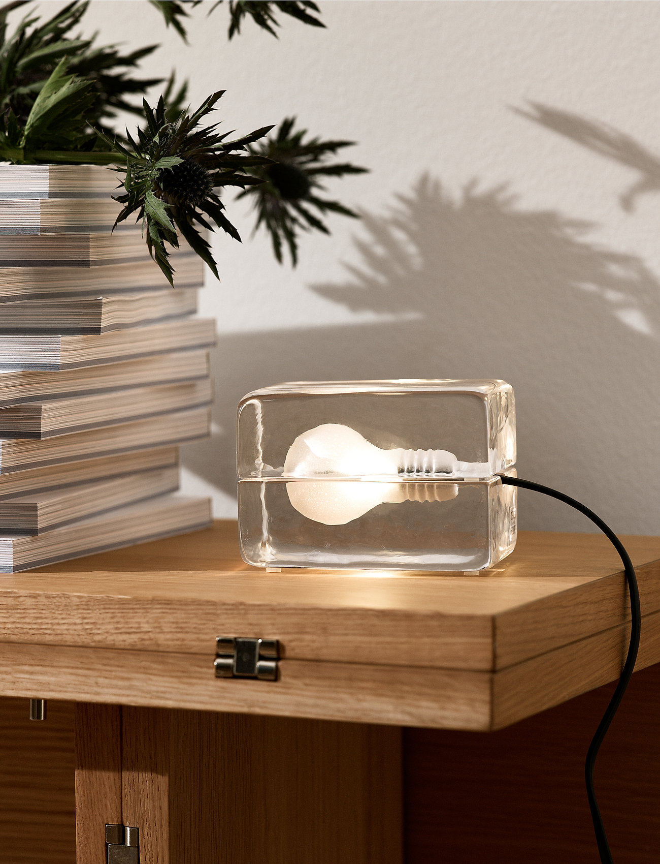 Design House Stockholm - Blocklamp mini - bureau- en tafellampen - black - 1