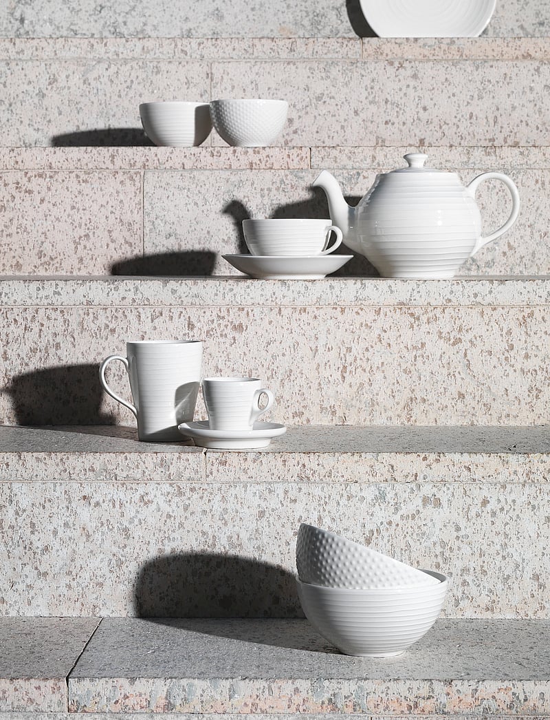 Design House Stockholm - Blond Plate - frühstücksteller - white/stripe - 0