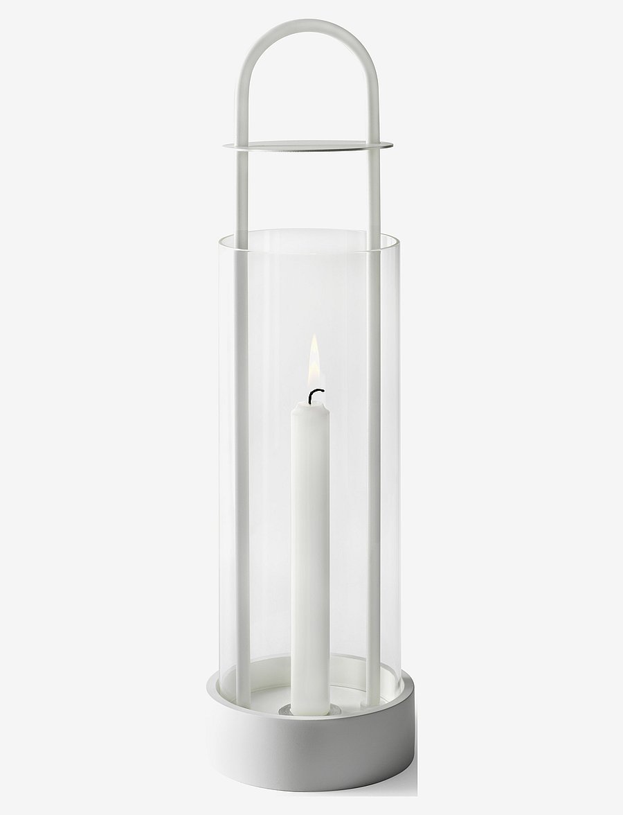 Design House Stockholm - Lotus lanterna - laternen - white - 1
