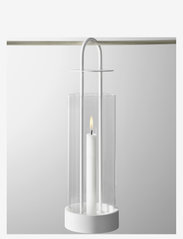 Design House Stockholm - Lotus lanterna - telysholdere - white - 1