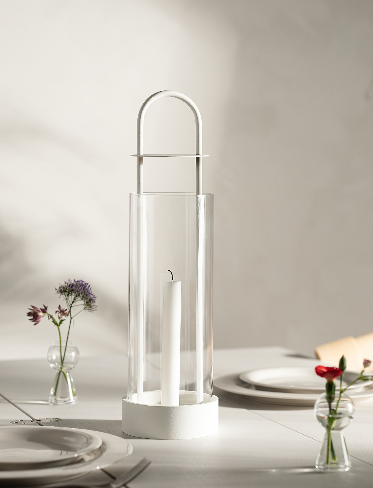Design House Stockholm - Lotus lanterna - laternen - white - 3