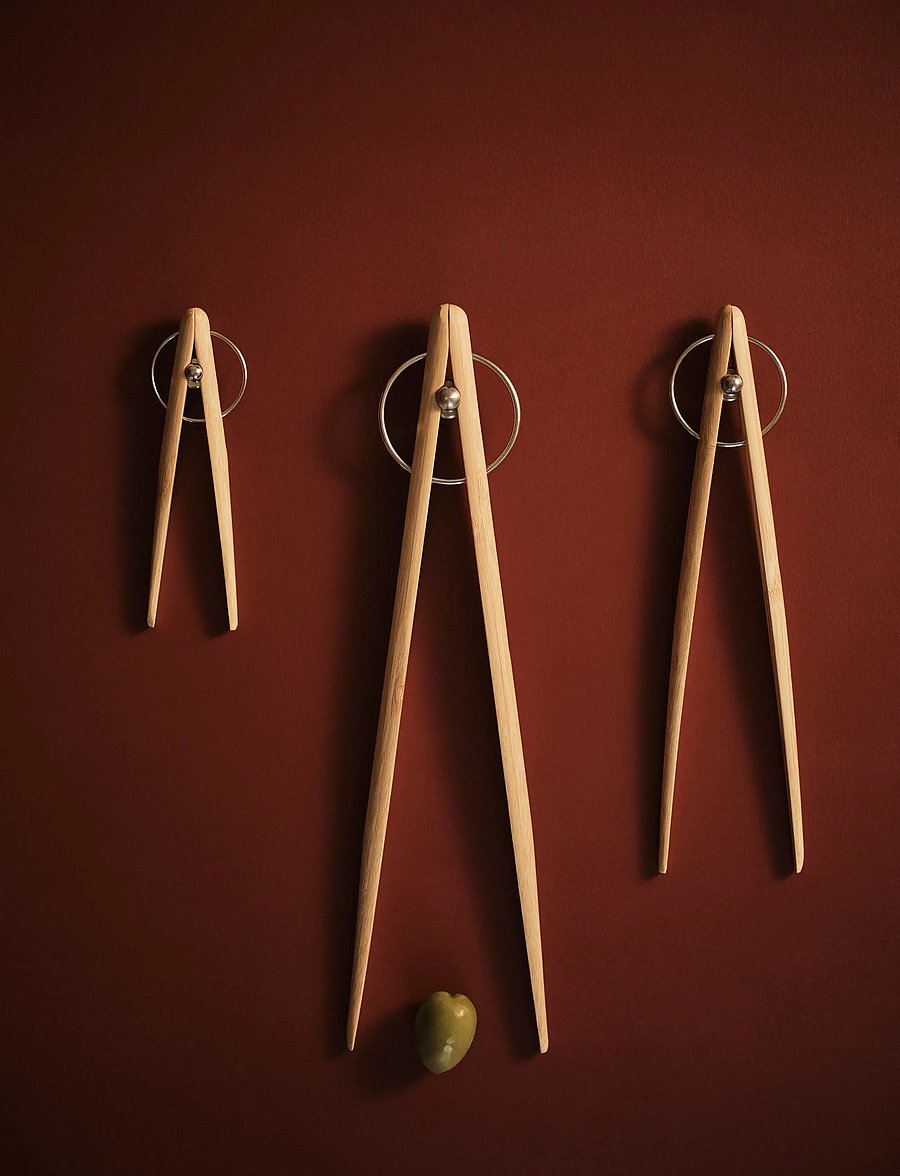 Design House Stockholm - Pick Up Wood Mini - zangen & pinzetten - bamboo - 3