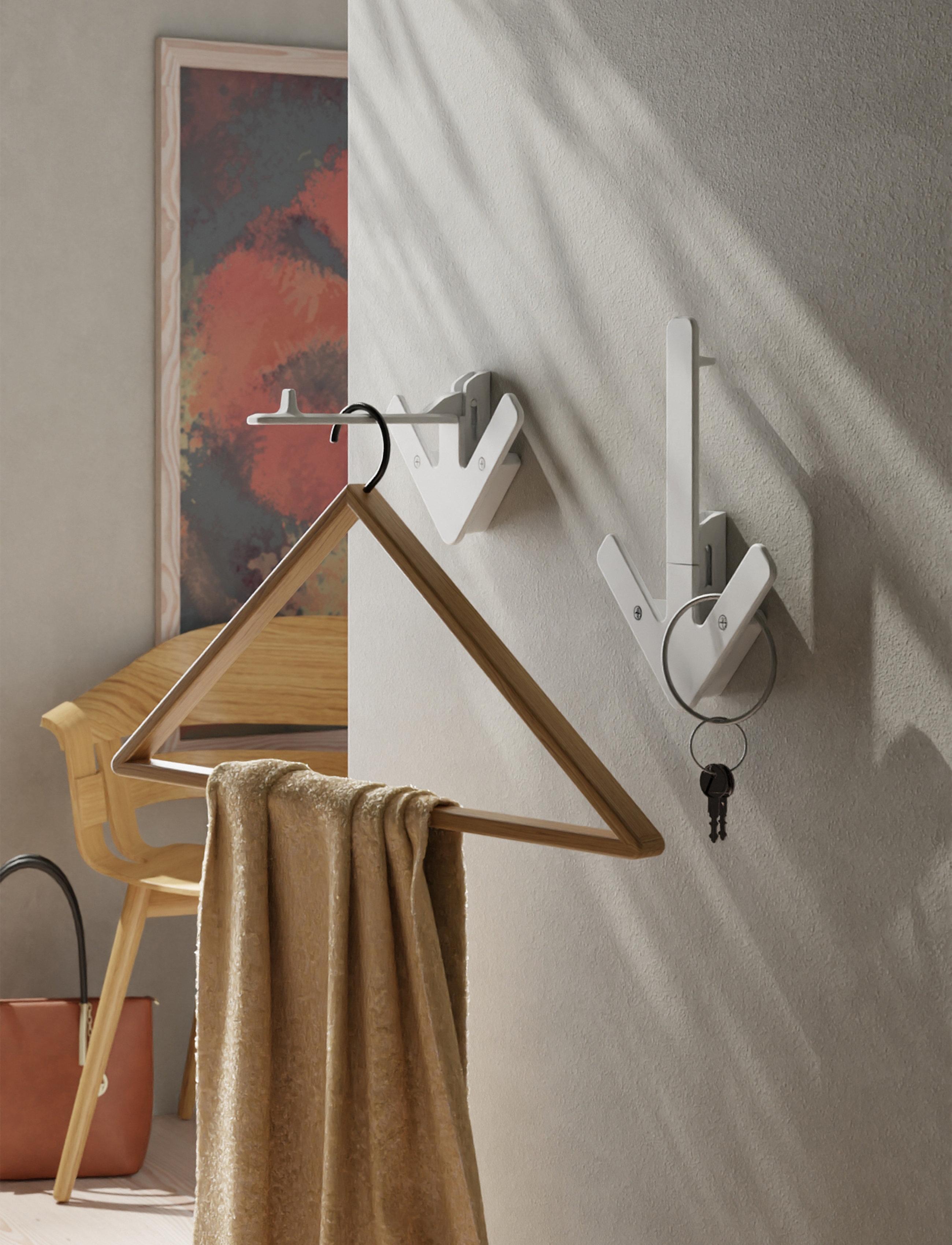 Design House Stockholm Arrow Hanger, One Size, White, Knager Og Knopper > Knager, Unisex