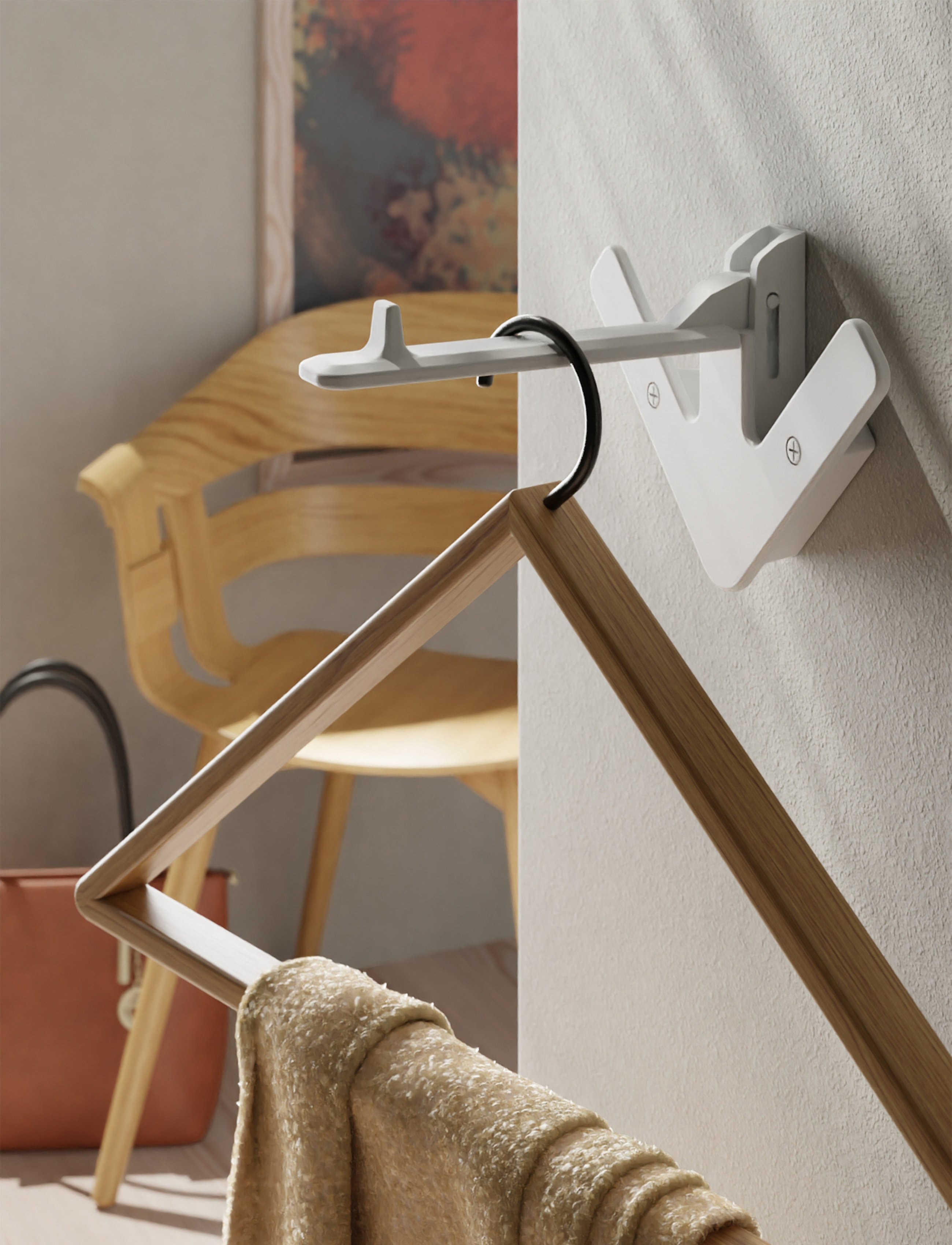 Design House Stockholm - Arrow Hanger - haken - white - 4