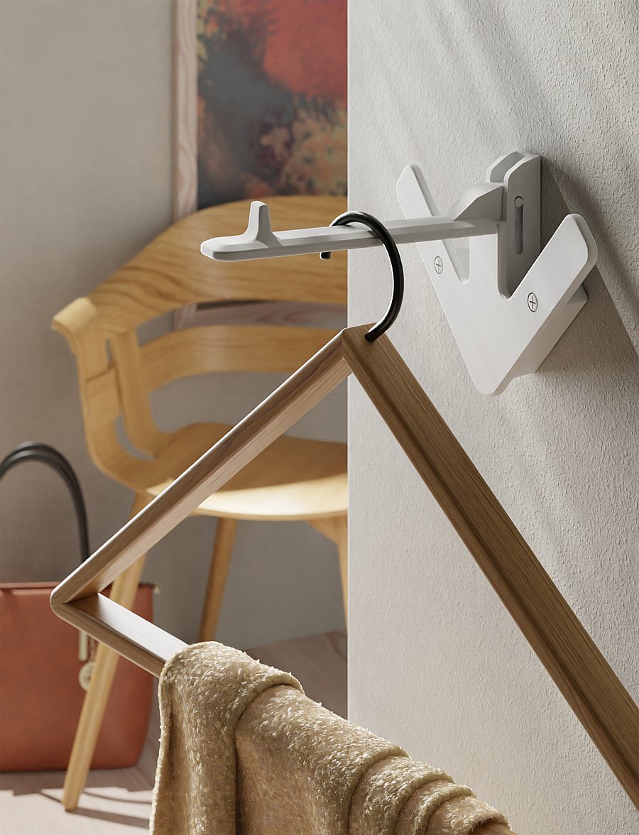 Design House Stockholm - Arrow Hanger - konksud - white - 4
