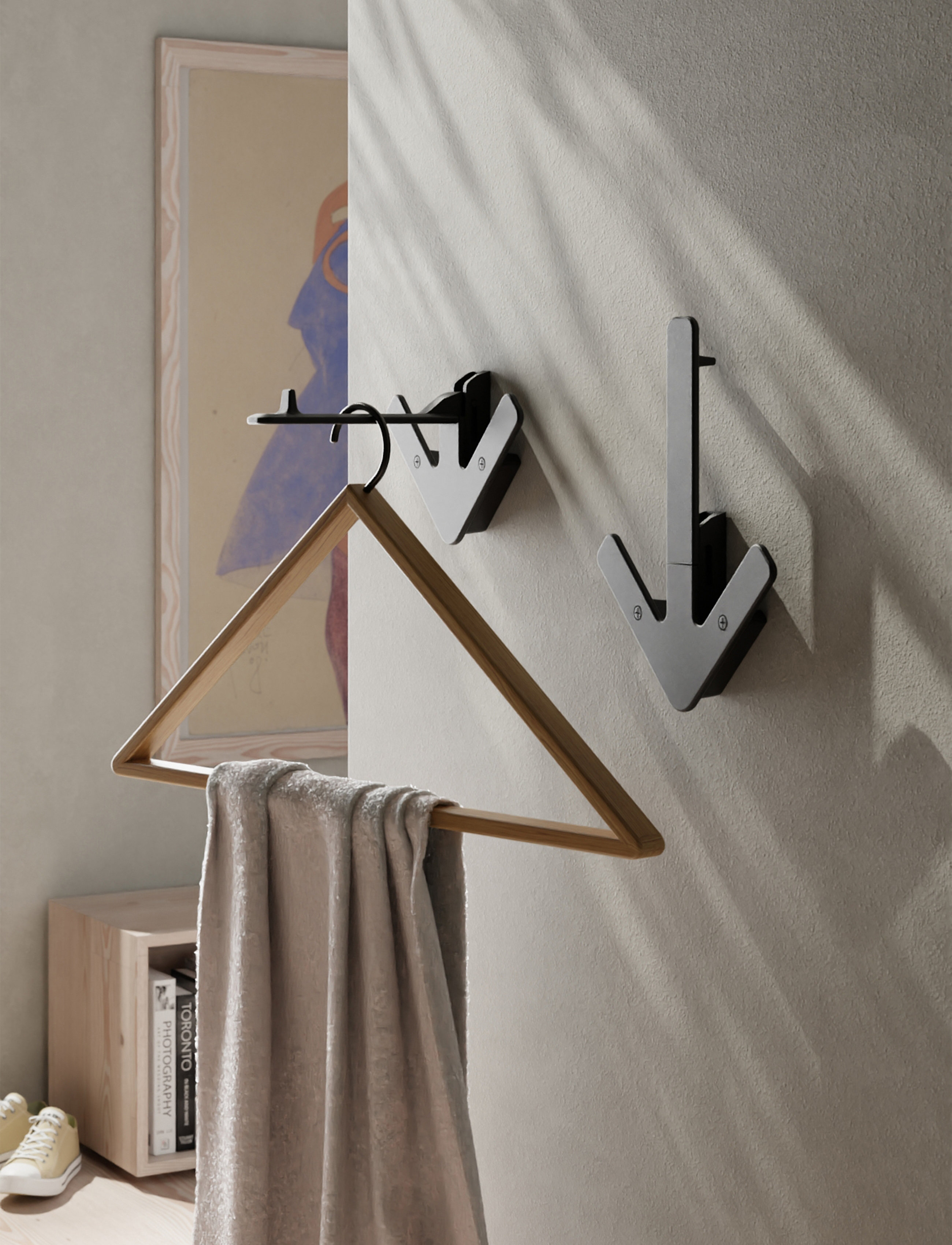 Design House Stockholm Arrow Hanger, One Size, Black, Knager Og Knopper > Knager, Unisex