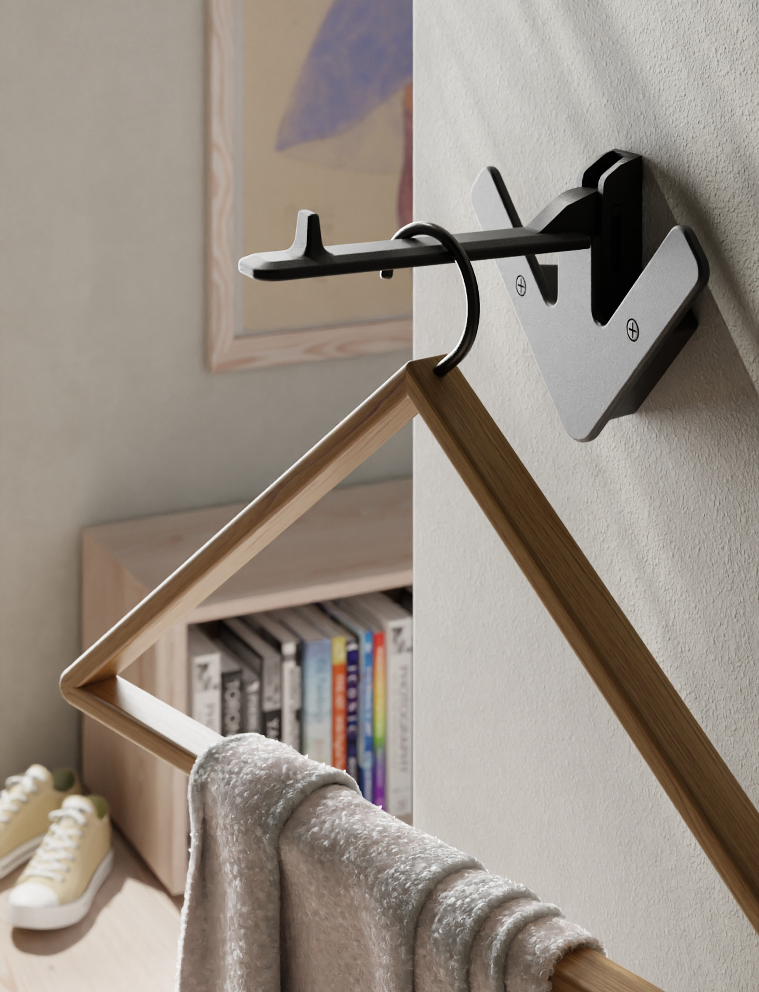 Design House Stockholm - Arrow Hanger - haken - black - 3