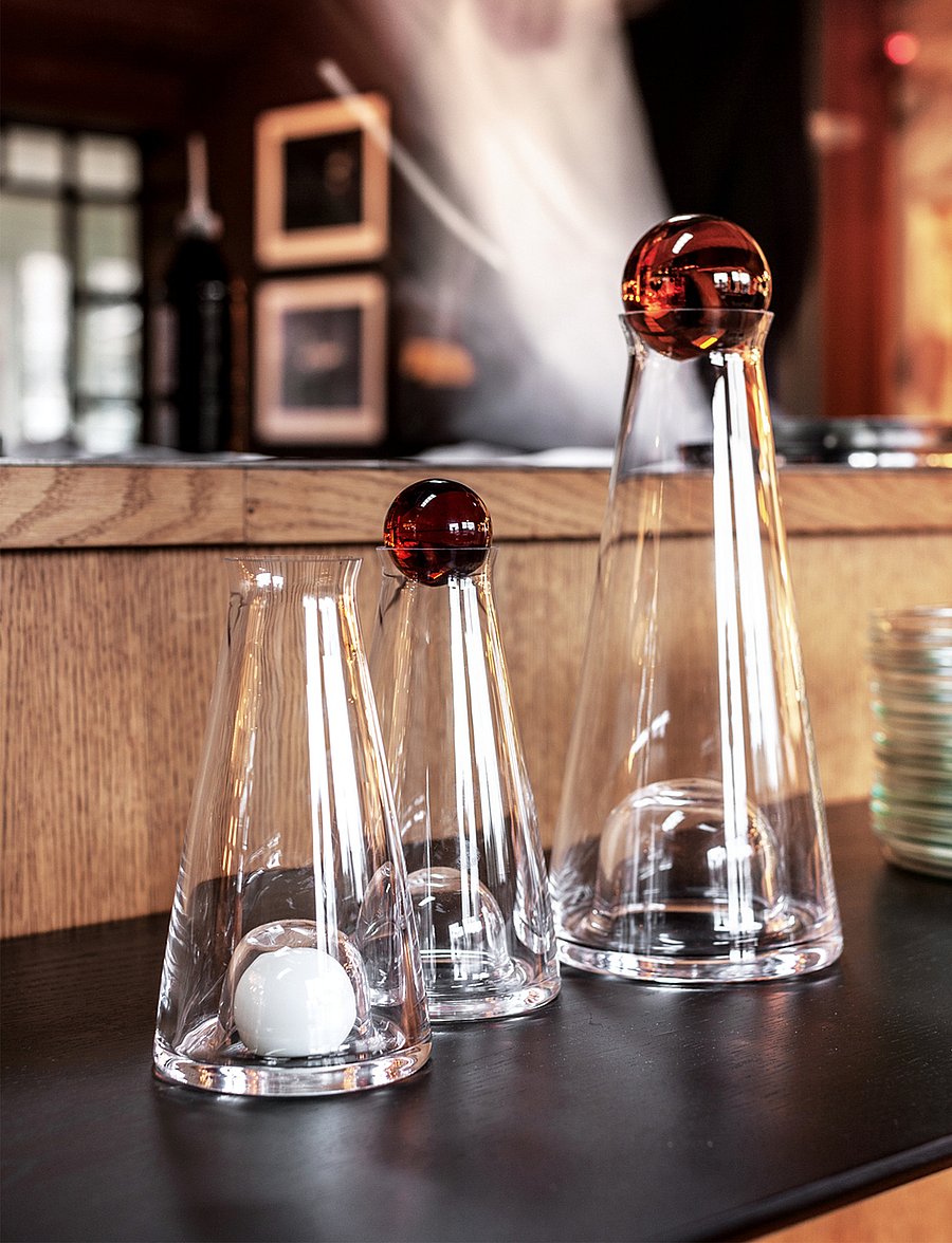 Design House Stockholm - Fia Carafe - wasserkaraffen - clear/amber - 0