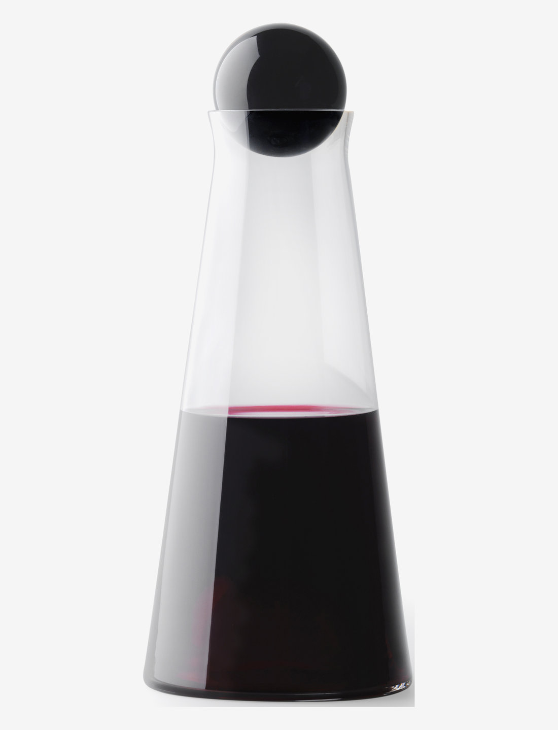 Design House Stockholm - Fia Carafe - vannkarafler - clear/black - 1
