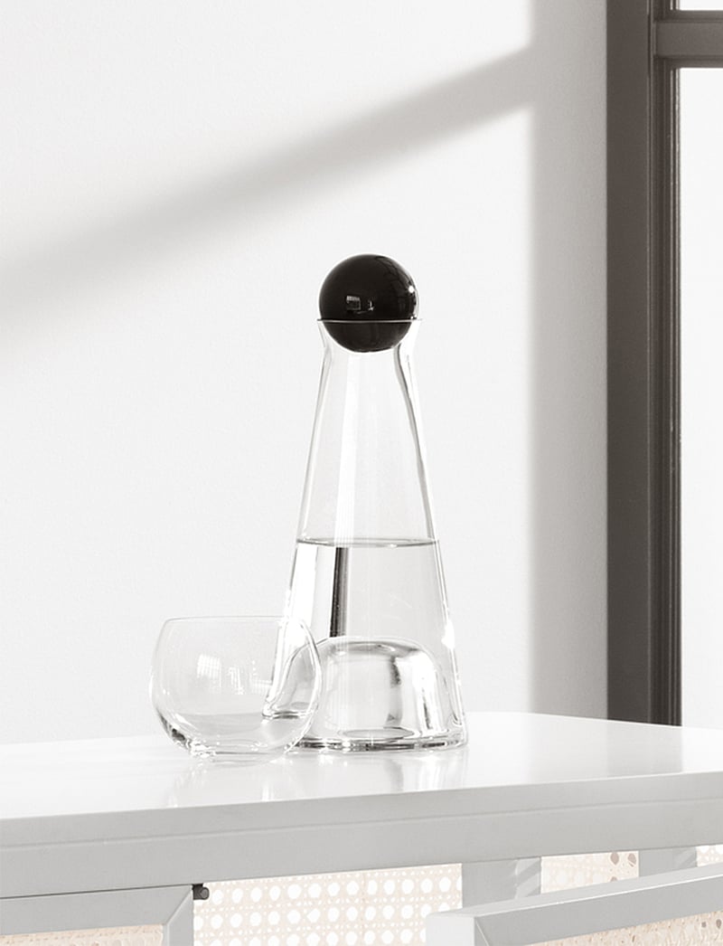 Design House Stockholm - Fia Carafe - nach preis einkaufen - clear/black - 3