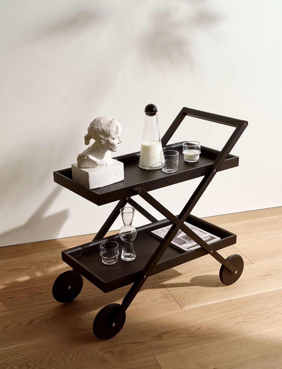Design House Stockholm - Fia Carafe - vannkarafler - clear/black - 4