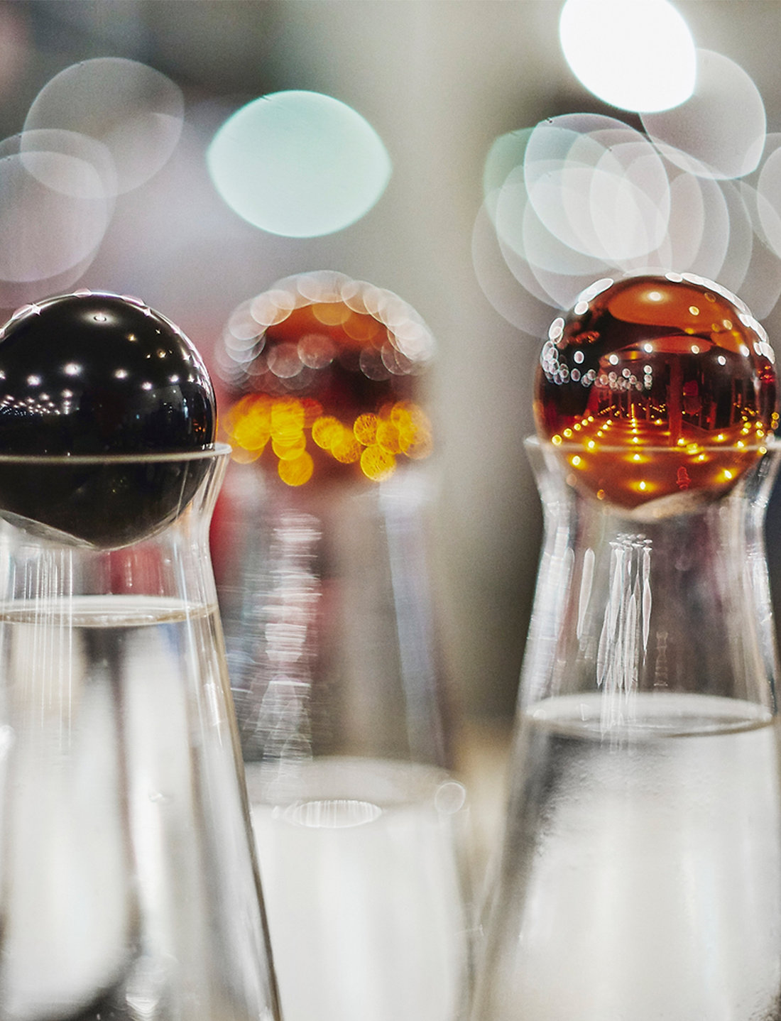 Design House Stockholm - Fia Carafe - vannkarafler - clear/black - 5