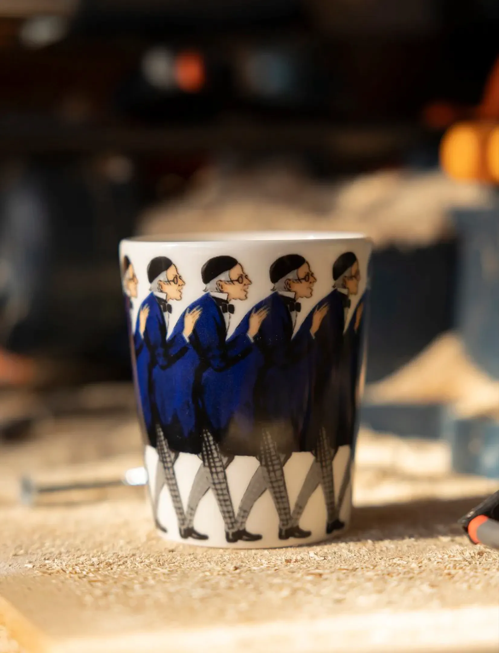 Design House Stockholm - Uncle Blue Mug - kaffetassen - multi - 3