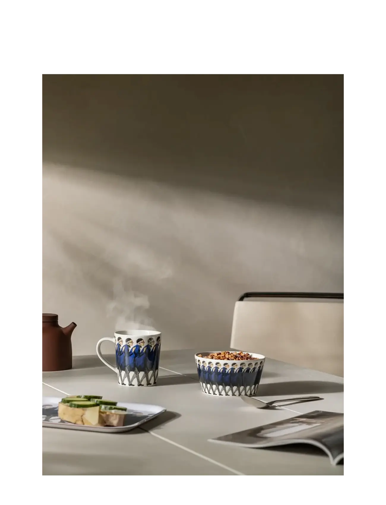 Design House Stockholm - Uncle Blue Mug with handle - kaffibollar - multi - 2