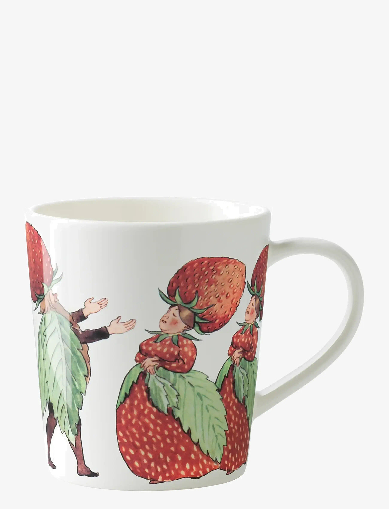 Design House Stockholm - The Strawberry Family Mug with handle - kaffetassen - multi - 0