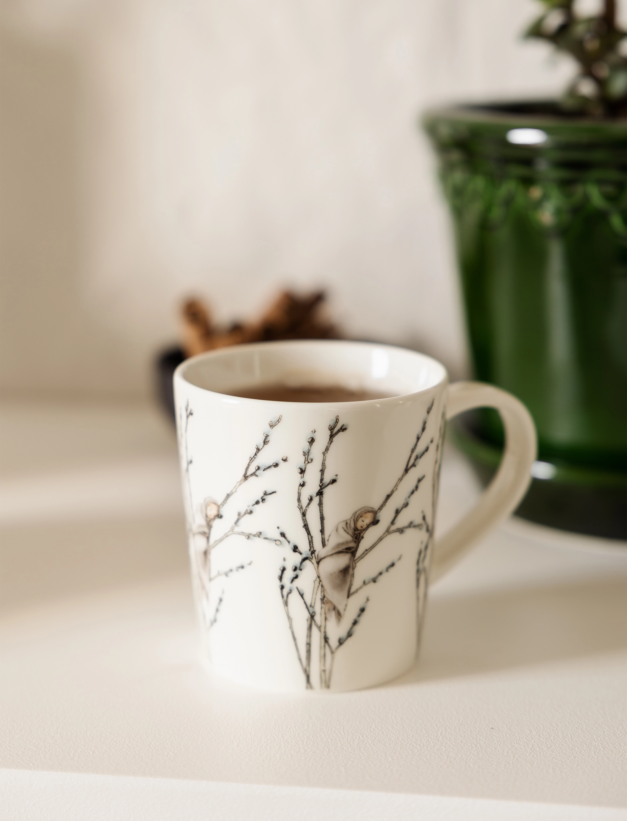 Design House Stockholm - Little Willow Mug with handle - tasses à café - white - 3