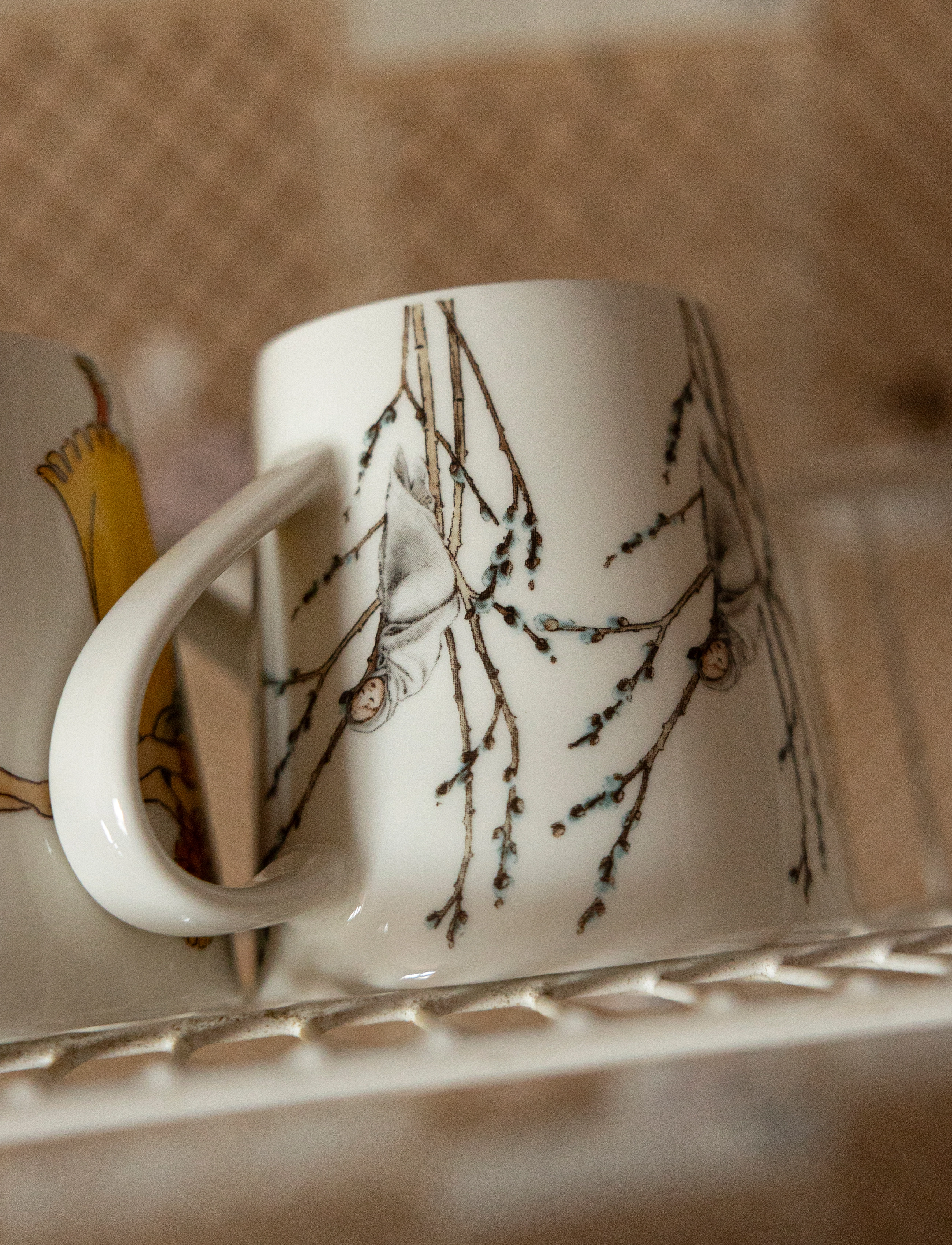 Design House Stockholm - Little Willow Mug with handle - tasses à café - white - 4