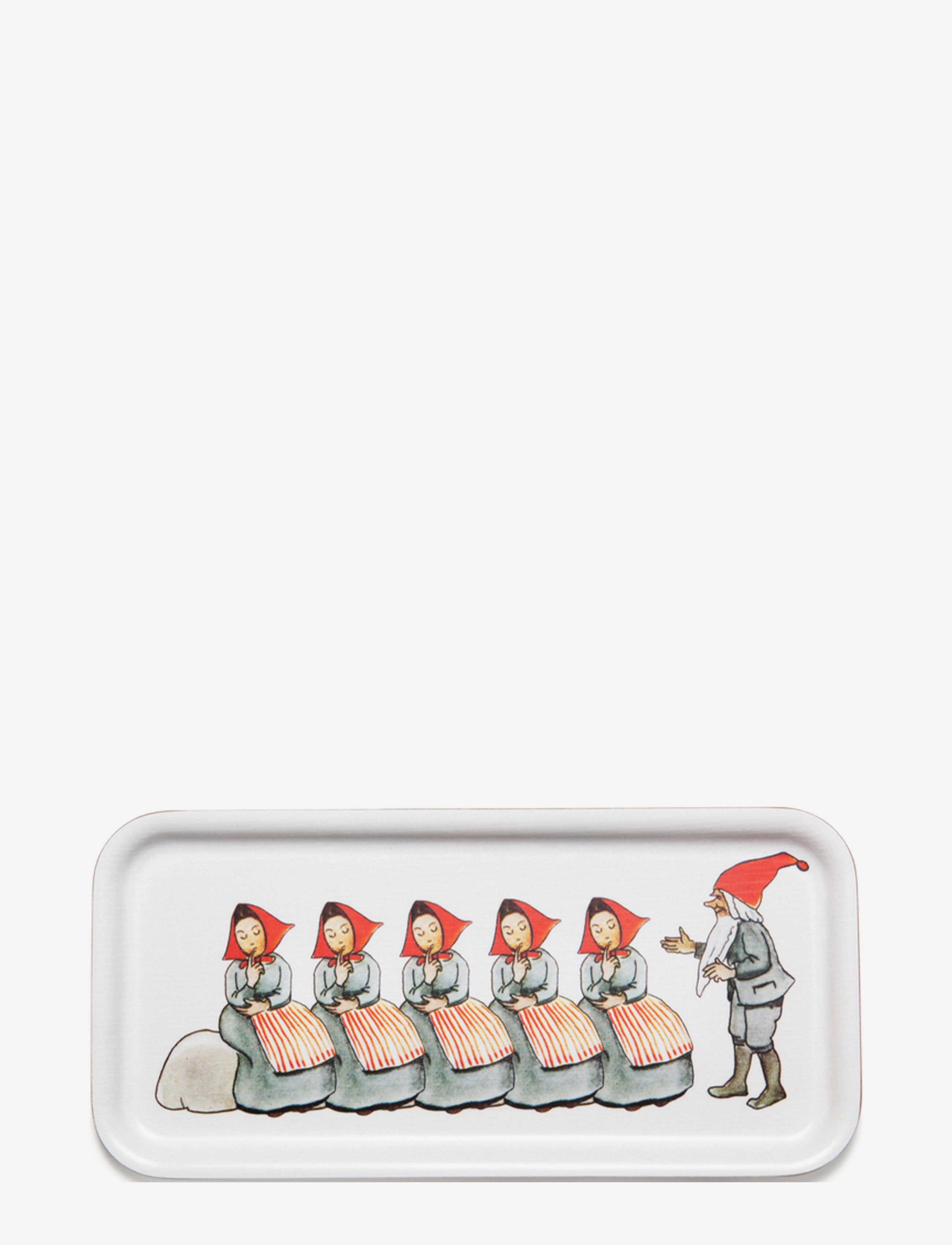 Design House Stockholm - X-mas Family Tray - kandikud - white - 1