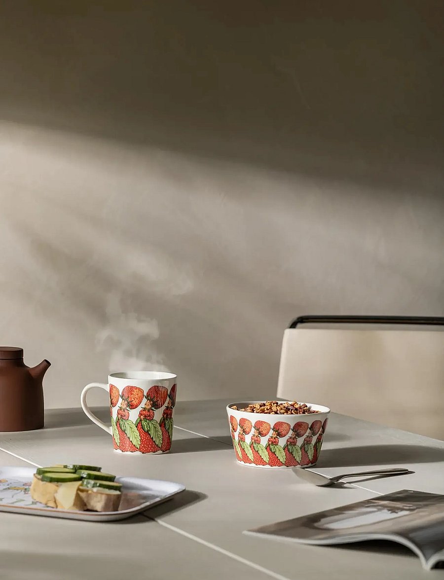 Design House Stockholm - The Strawberry Family Bowl - hommikusöögikausid - multi - 2