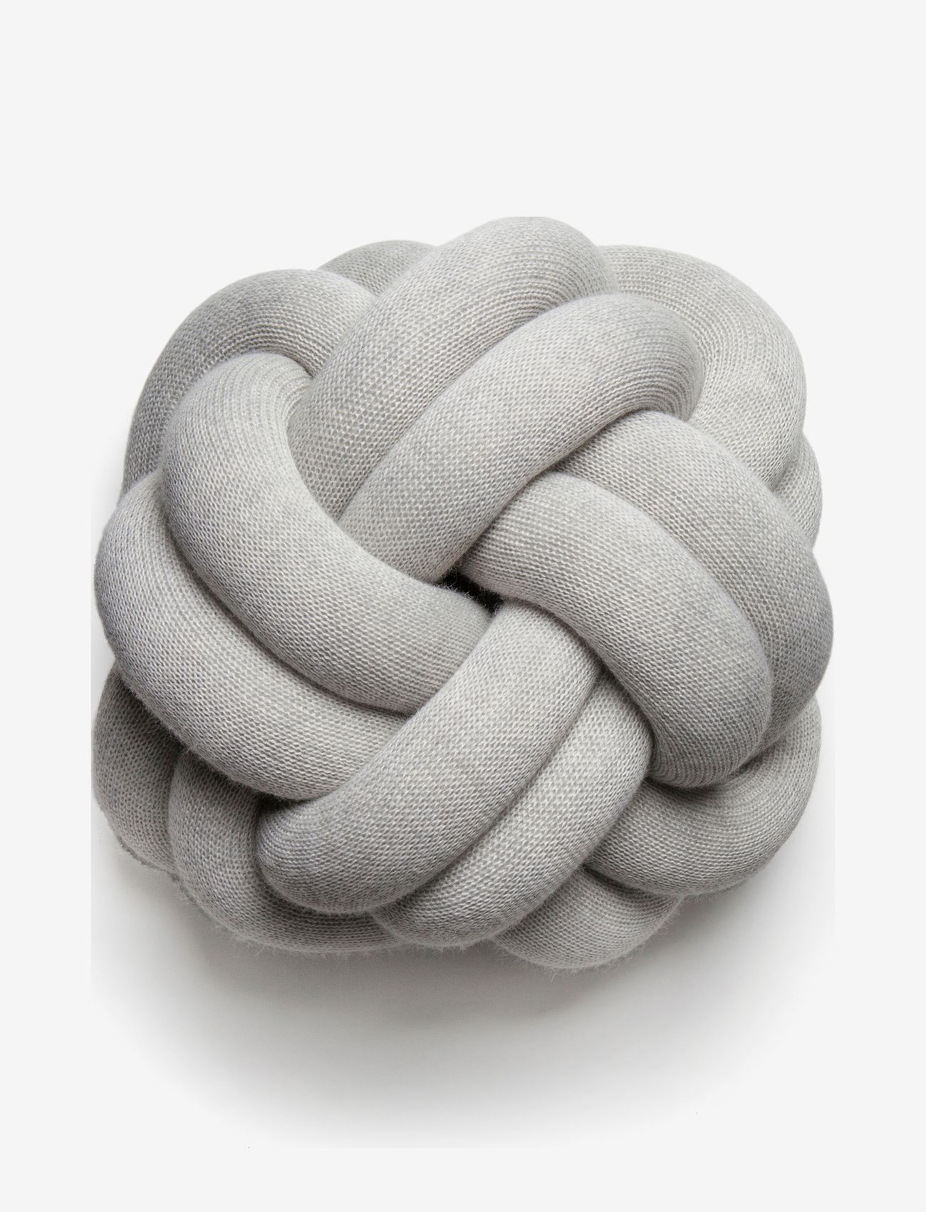 Design House Stockholm - Knot cushion - cushions - whitegrey - 0