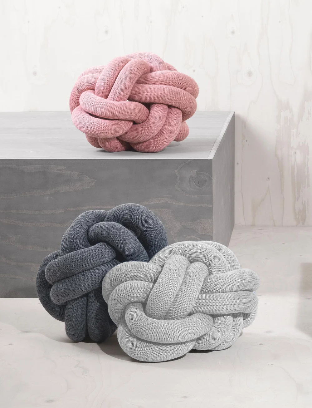 Design House Stockholm - Knot cushion - daugiau nei 100 € - whitegrey - 1
