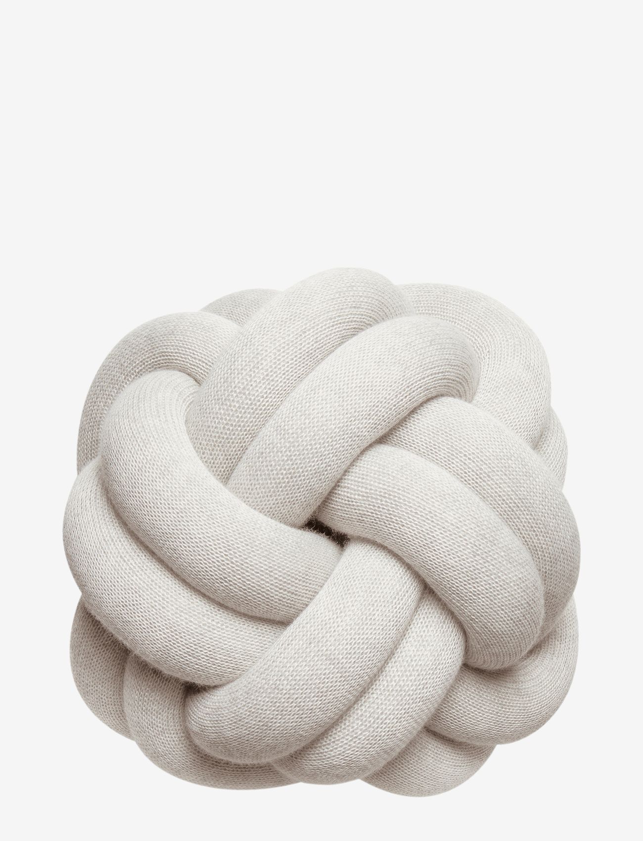 Design House Stockholm - Knot cushion - koristetyynyt - cream - 0