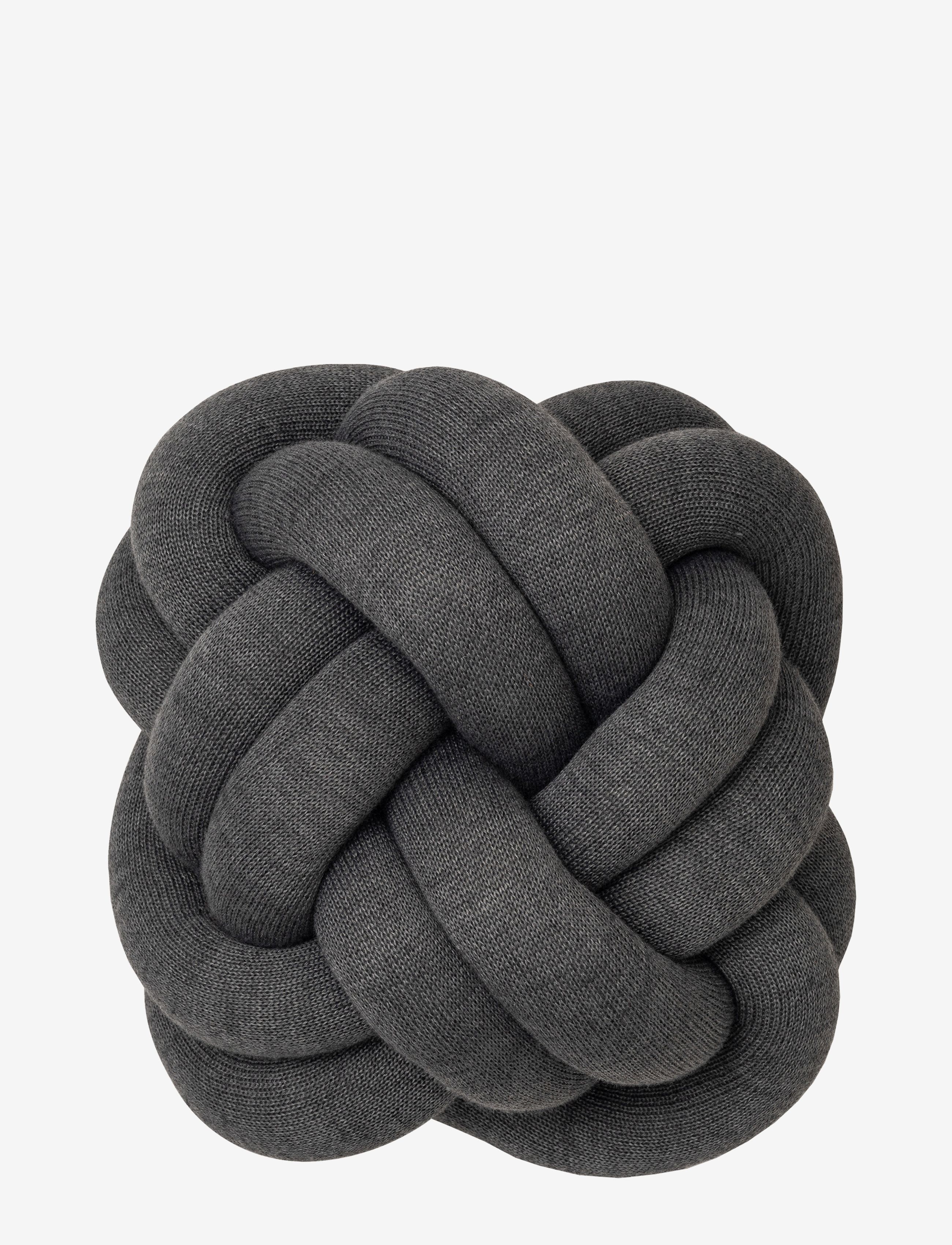 Design House Stockholm Knot Cushion, Pudder, Grå, Str: 30X30X15CM