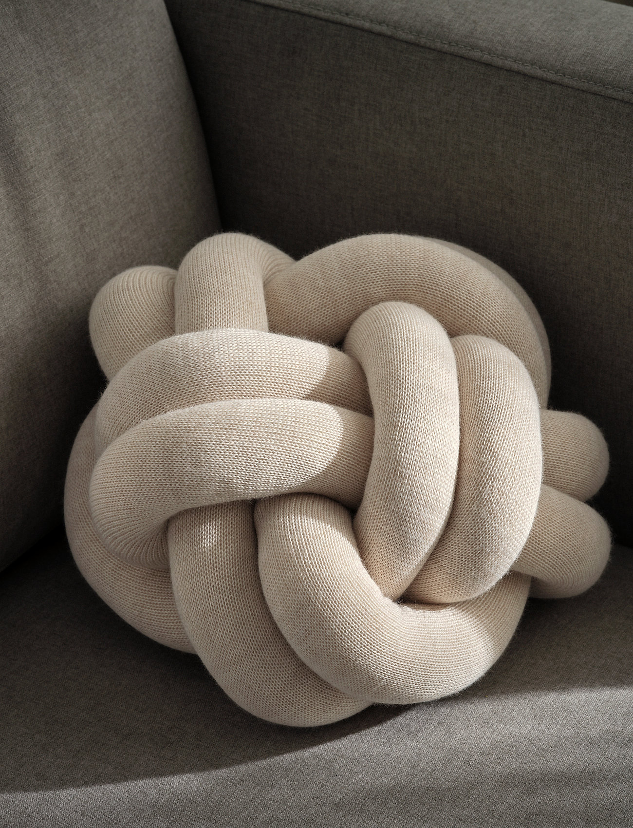 Design House Stockholm - Knot cushion - køb efter pris - grey - 3