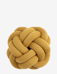 Design House Stockholm - Knot cushion - cushions - yellow - 0