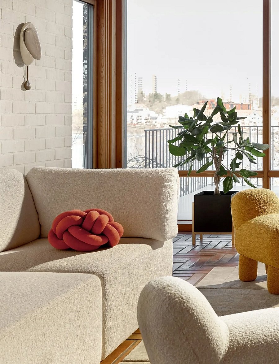 Design House Stockholm - Knot cushion - dekoratīvie spilveni - red - 3