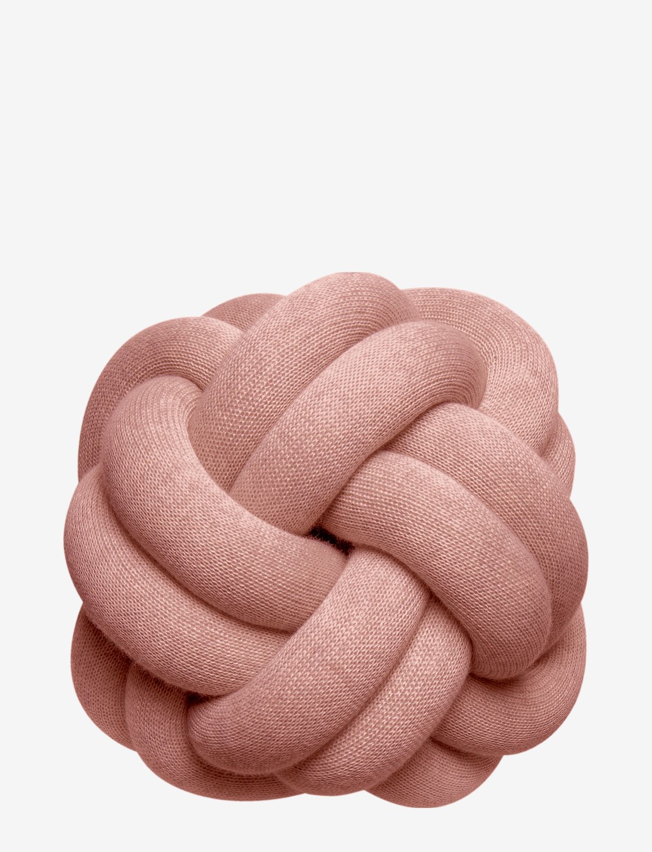 Design House Stockholm - Knot cushion - koristetyynyt - dusty pink - 0
