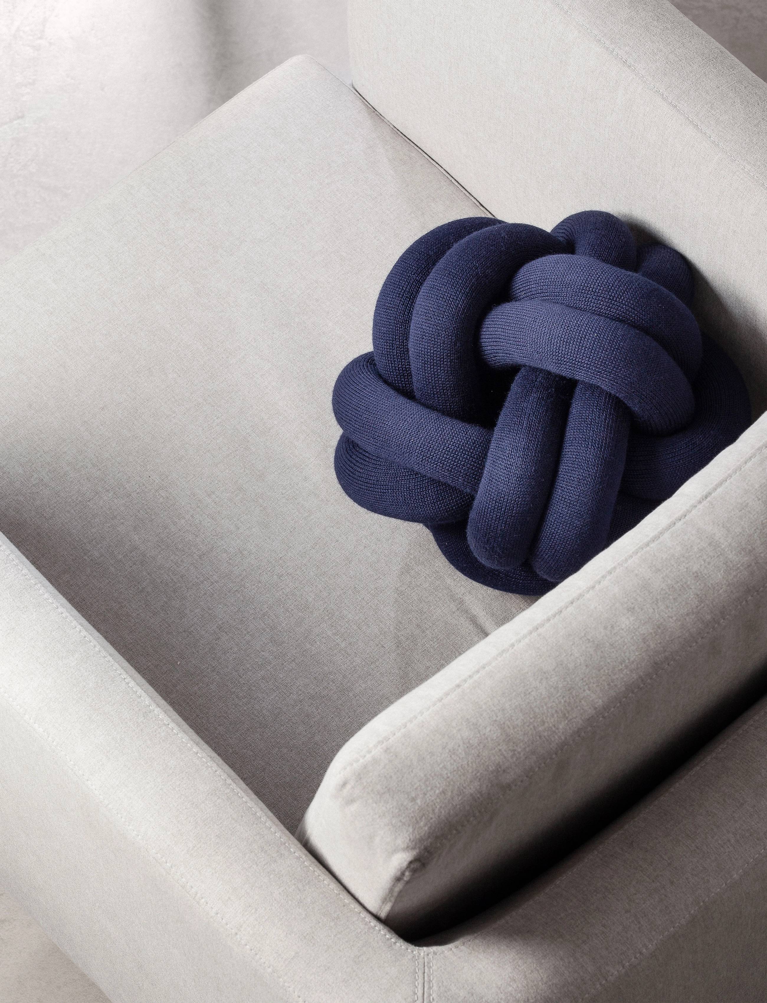 Design House Stockholm - Knot cushion - nach preis einkaufen - navy - 3