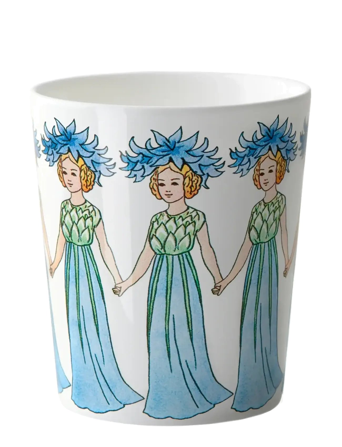 Design House Stockholm Cornflower Mug, Coffee Kop, Hvid, Str: 28 CL