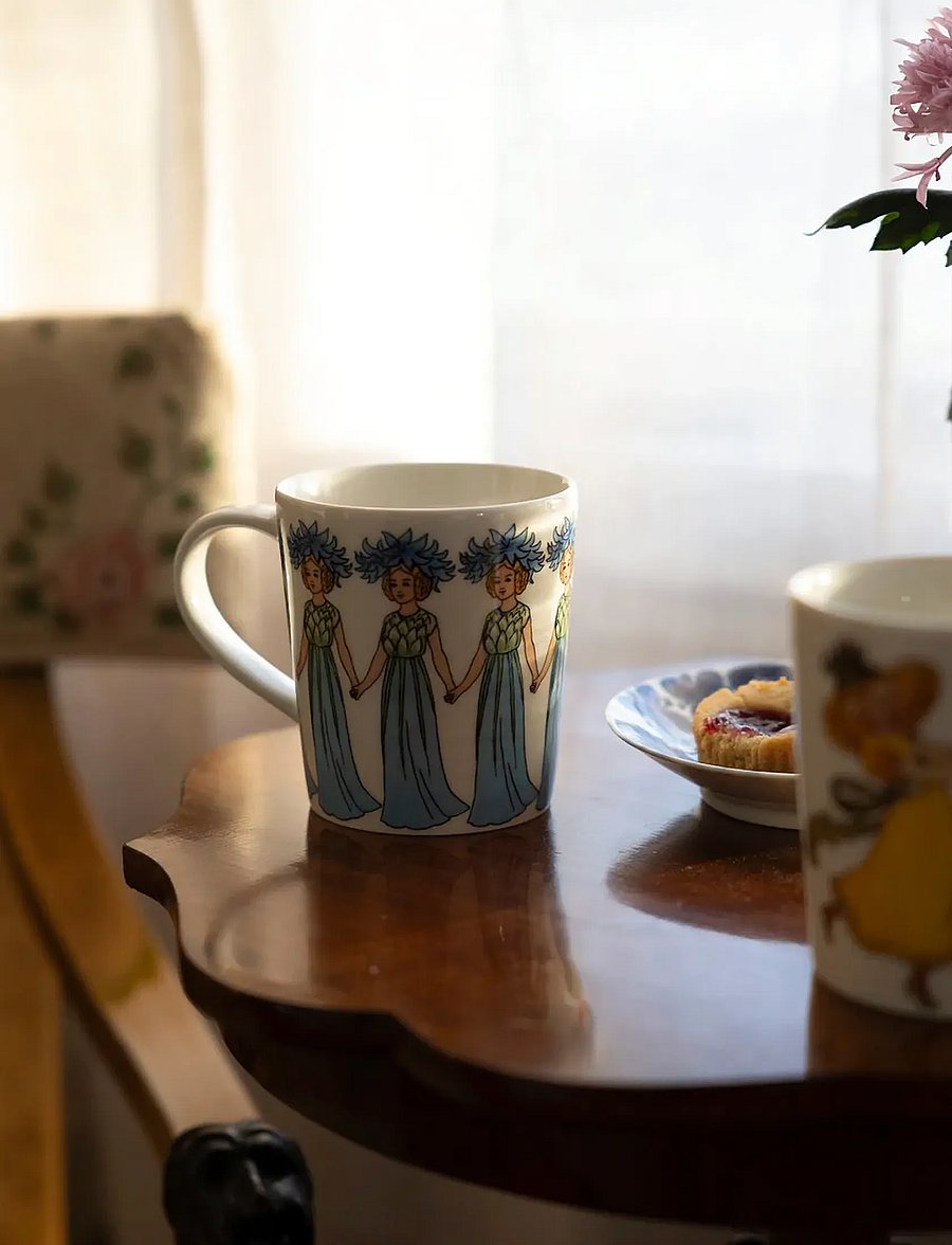 Design House Stockholm - Cornflower Mug with handle - kafijas krūzes - multi - 2