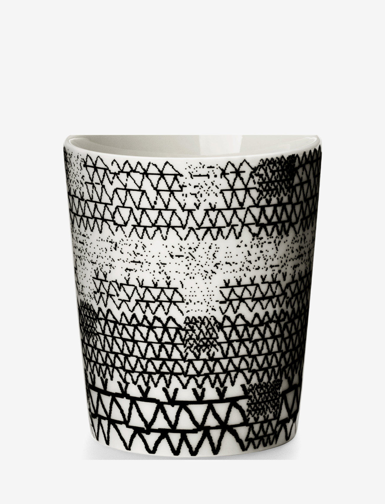 Design House Stockholm - Pattern Mug - kubki do kawy - white/black - 0