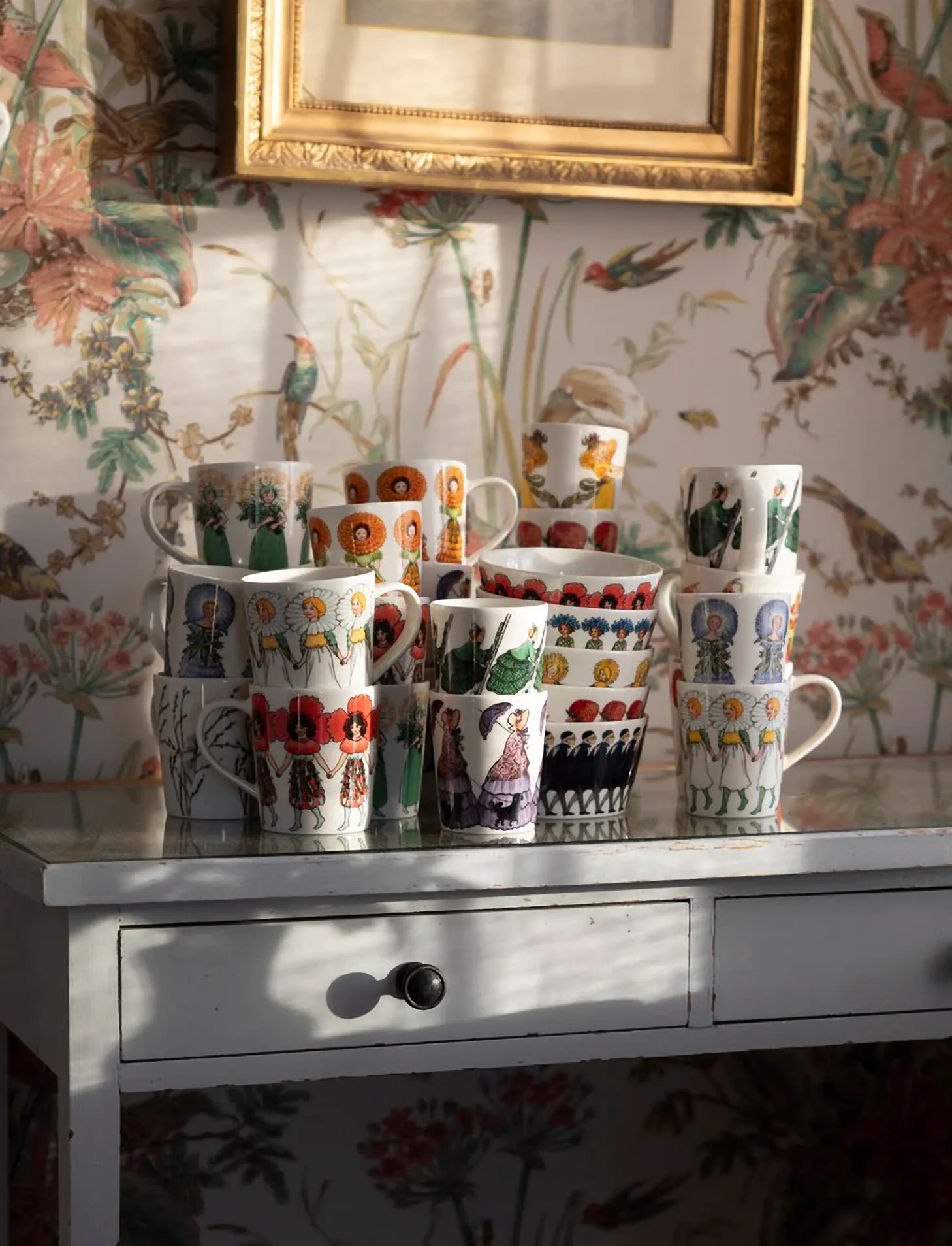 Design House Stockholm - Mrs Dill Mug with handle - kaffetassen - multi - 4