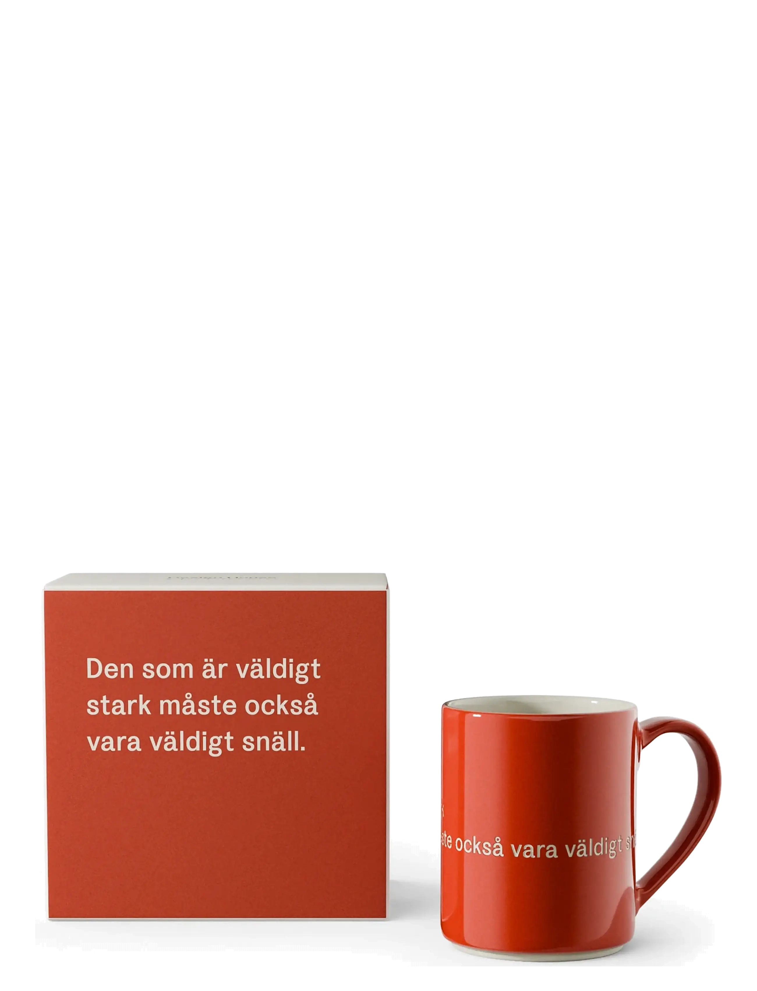 Design House Stockholm Astrid Lindgren Mug, Coffee Kop, Rød, Str: 35 CL