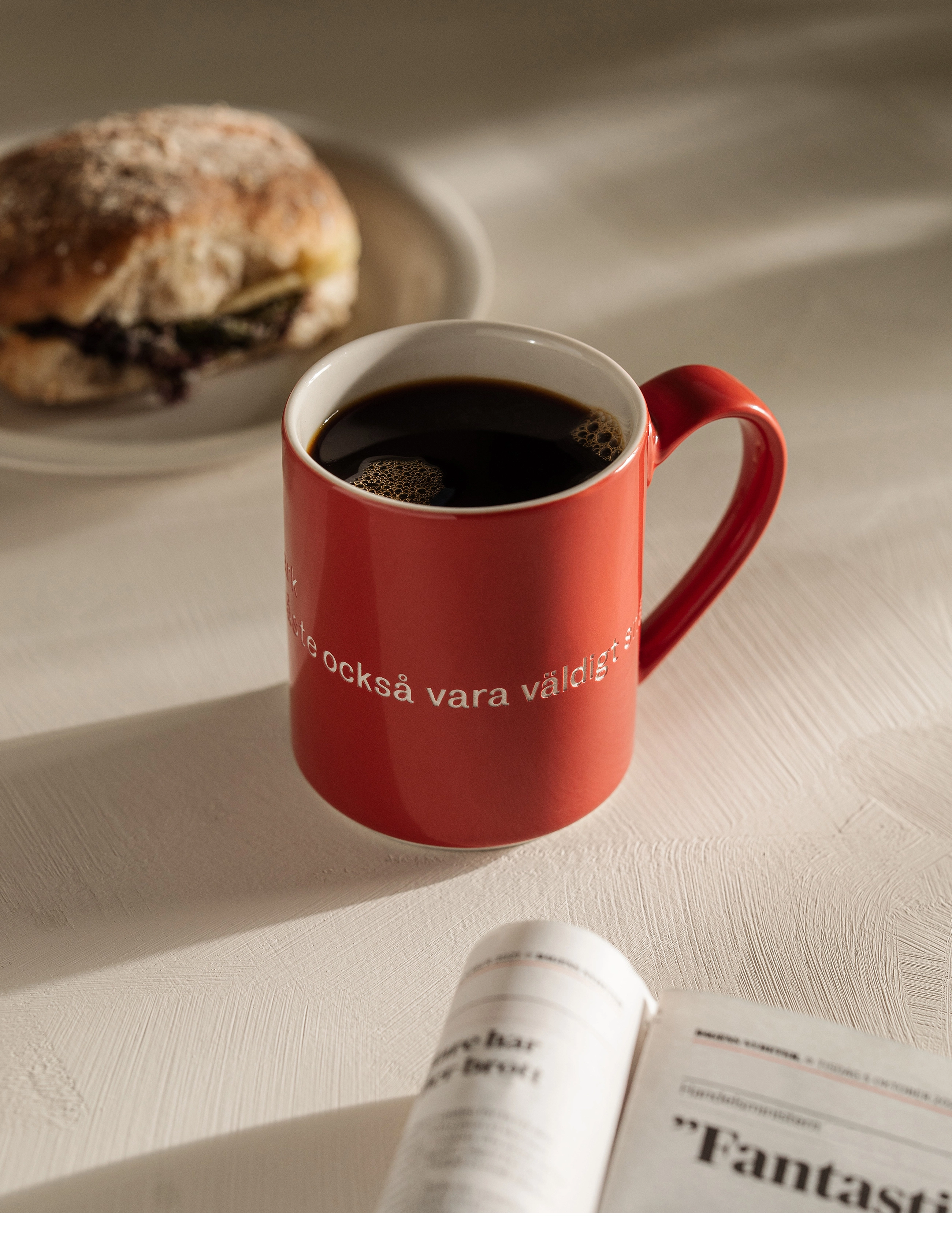 Design House Stockholm Astrid Lindgren Mug, 35 CL, Cups & Mugs, Rot - Coffee Cups, Homeware