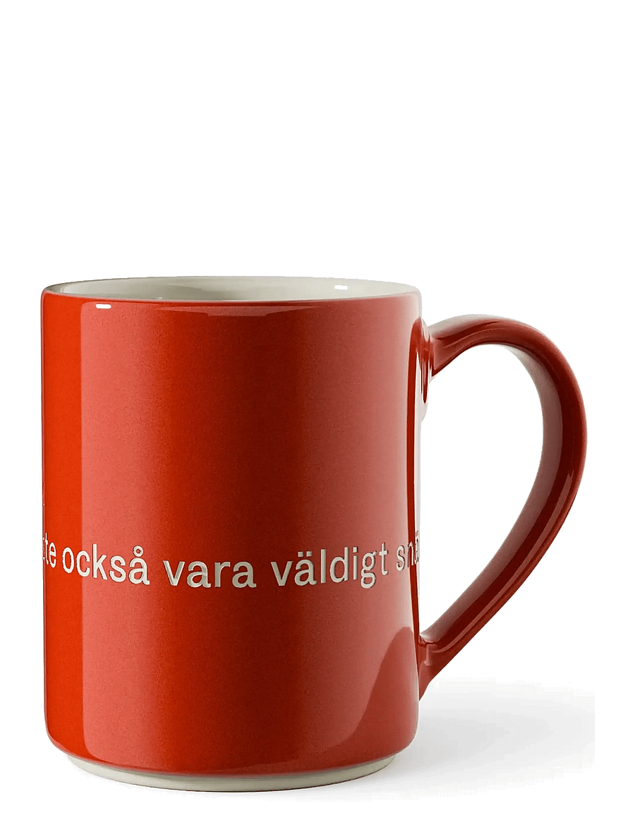 Design House Stockholm - Astrid Lindgren mug - kaffetassen - red - 3