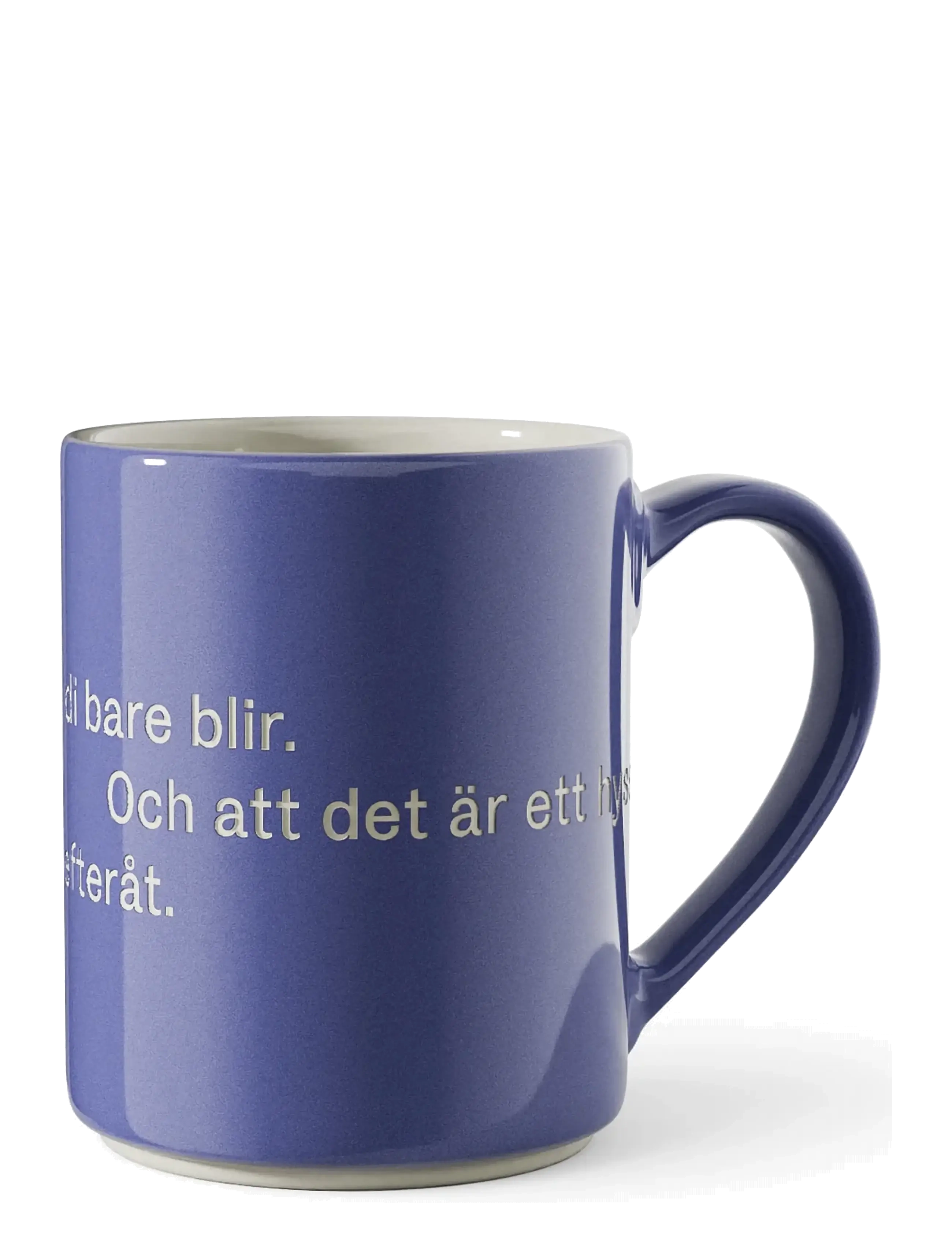 Design House Stockholm - Astrid  Lindgren mug - kaffekopper - blue - 2